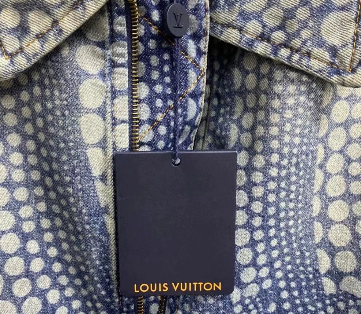 Louis Vuitton Louis Vuitton's latest blue print logo denim jacket Size US M / EU 48-50 / 2 - 6 Thumbnail