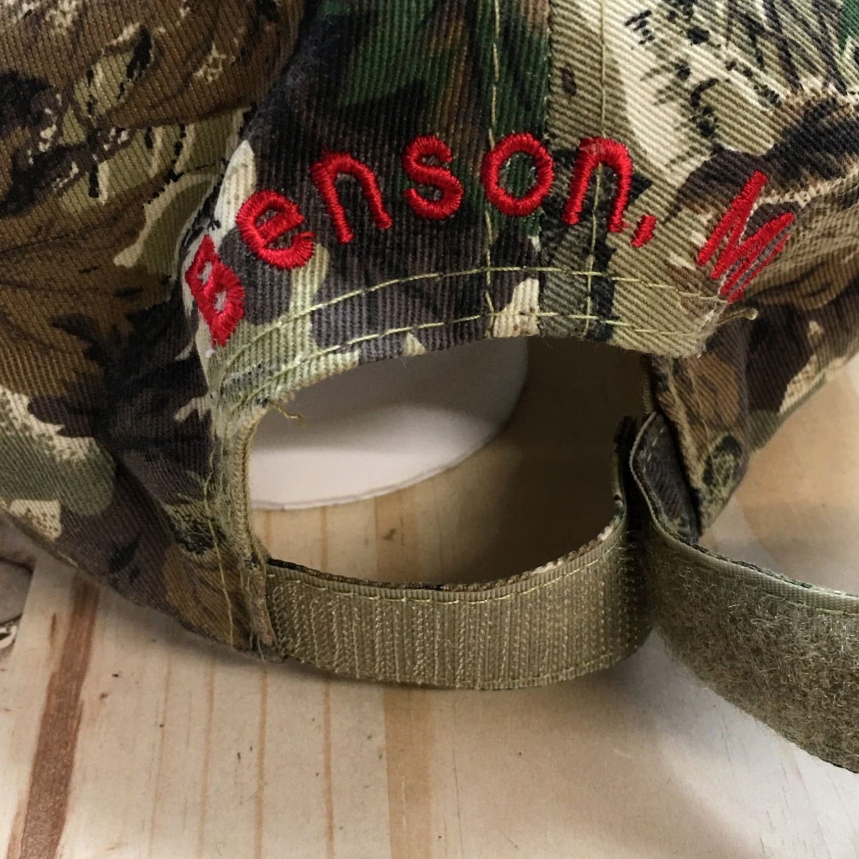 Vintage Nike Shirt Mens Green Brown Camo OS Curved Brim Adjustable Size ONE SIZE - 7 Thumbnail