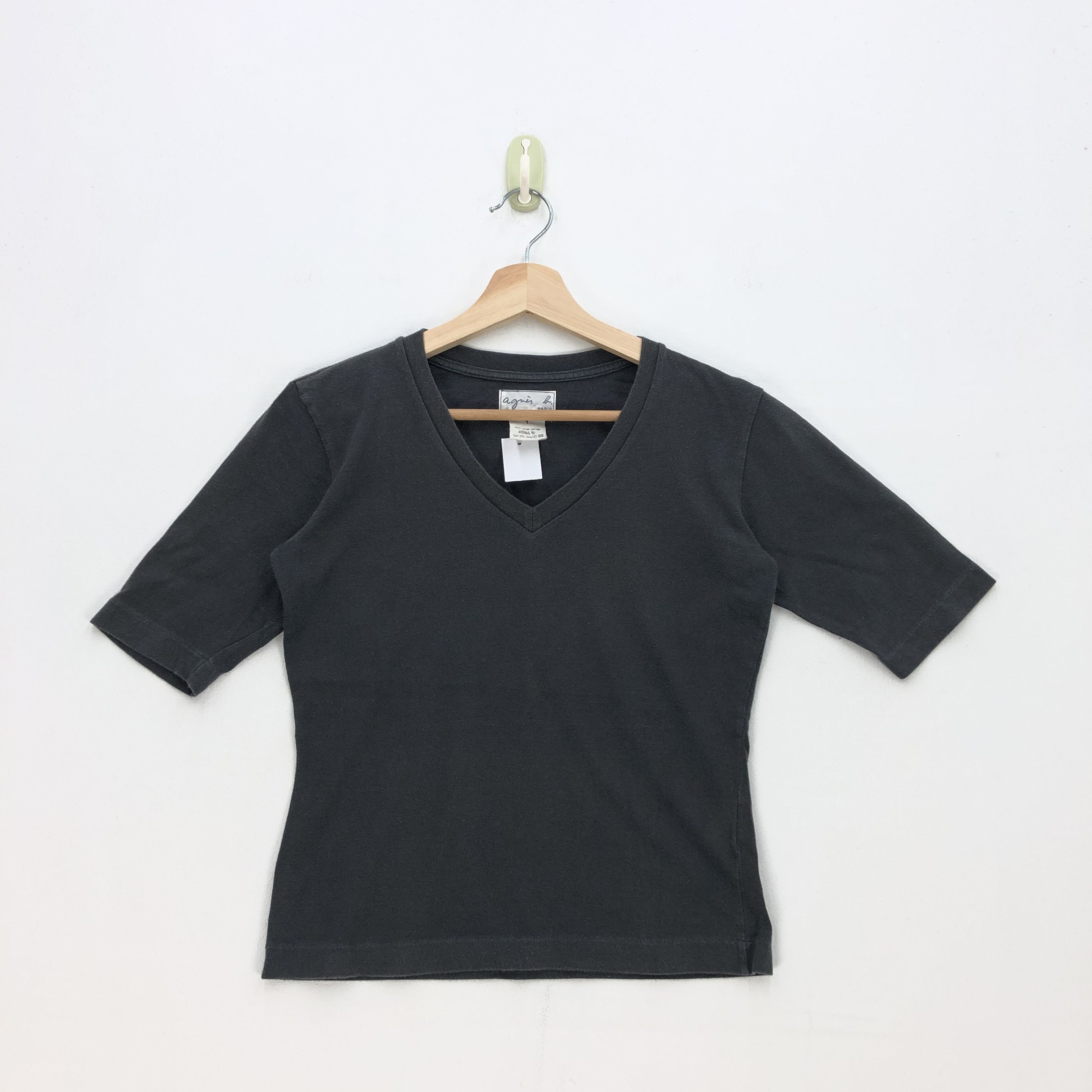 agnes b. Vintage Y2K Agnes B T Shirt Agnes B Crewneck Tees Size XS / US 0-2 / IT 36-38 - 2 Thumbnail