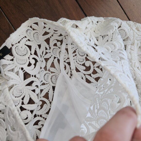 Other Cynthia Steffe White Lace Mini Dress Size XS / US 0-2 / IT 36-38 - 3 Thumbnail