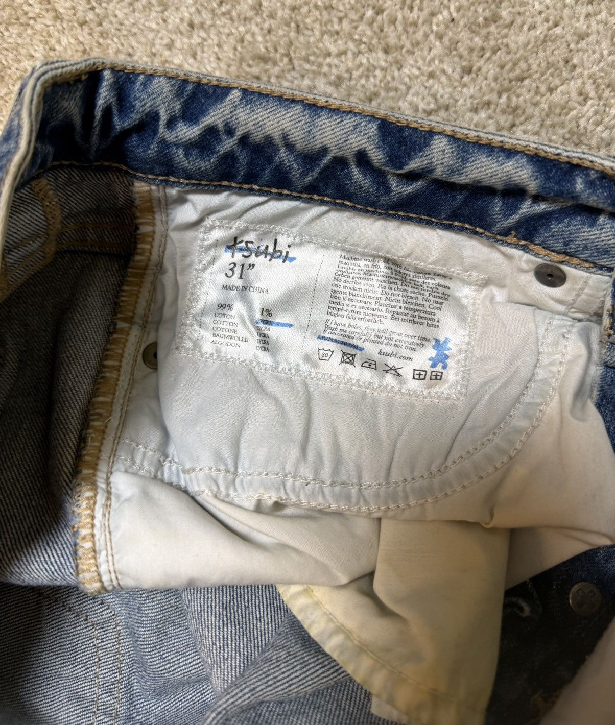 Ksubi Ksubi Chitch Jeans Size US 31 - 4 Thumbnail
