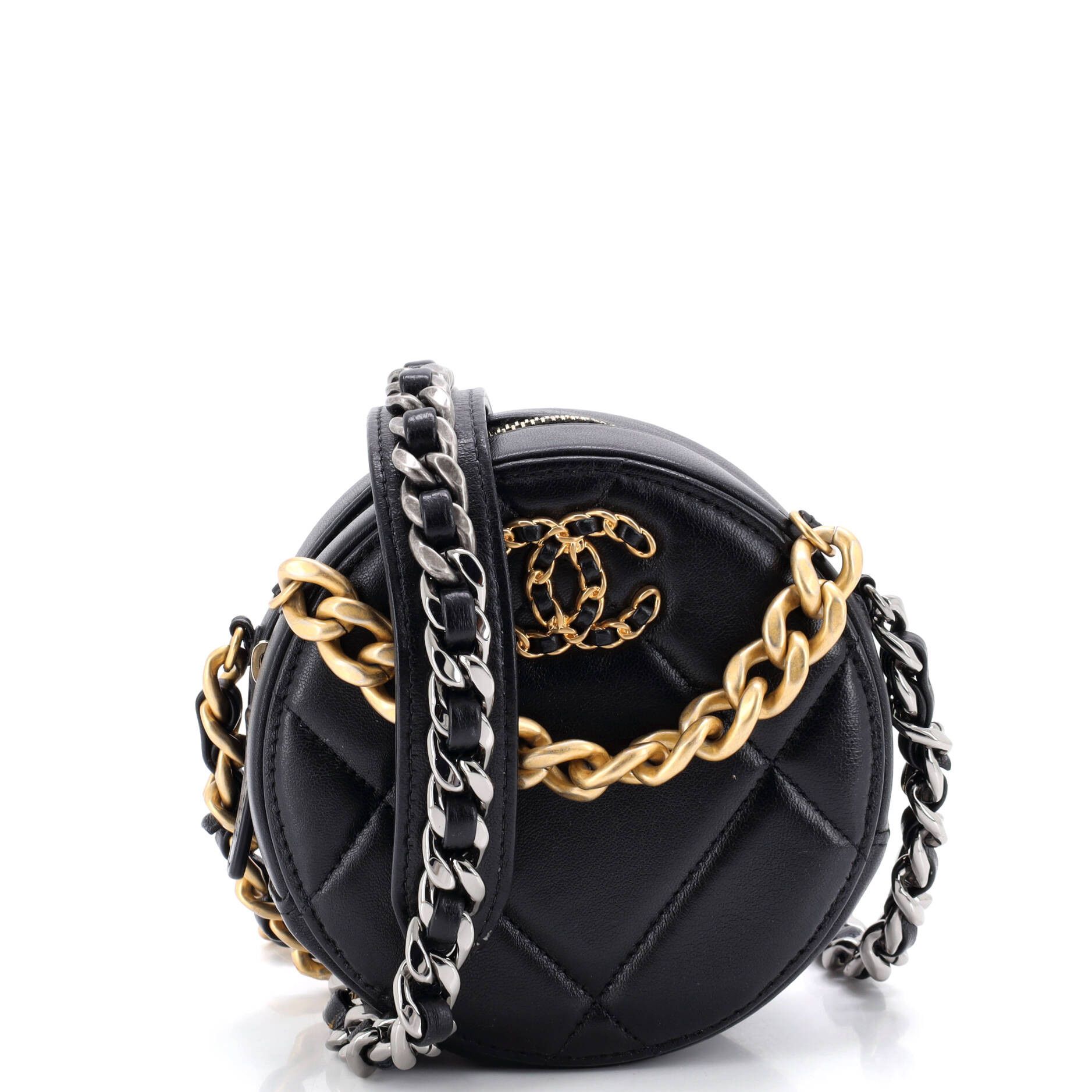 Chanel 19 Round Clutch with Chain Size ONE SIZE - 1 Thumbnail