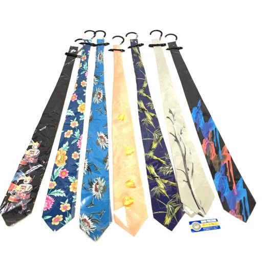 Yohji Yamamoto Yohji Yamamoto Red Line Tie Unique Patterned Size ONE SIZE - 1 Thumbnail