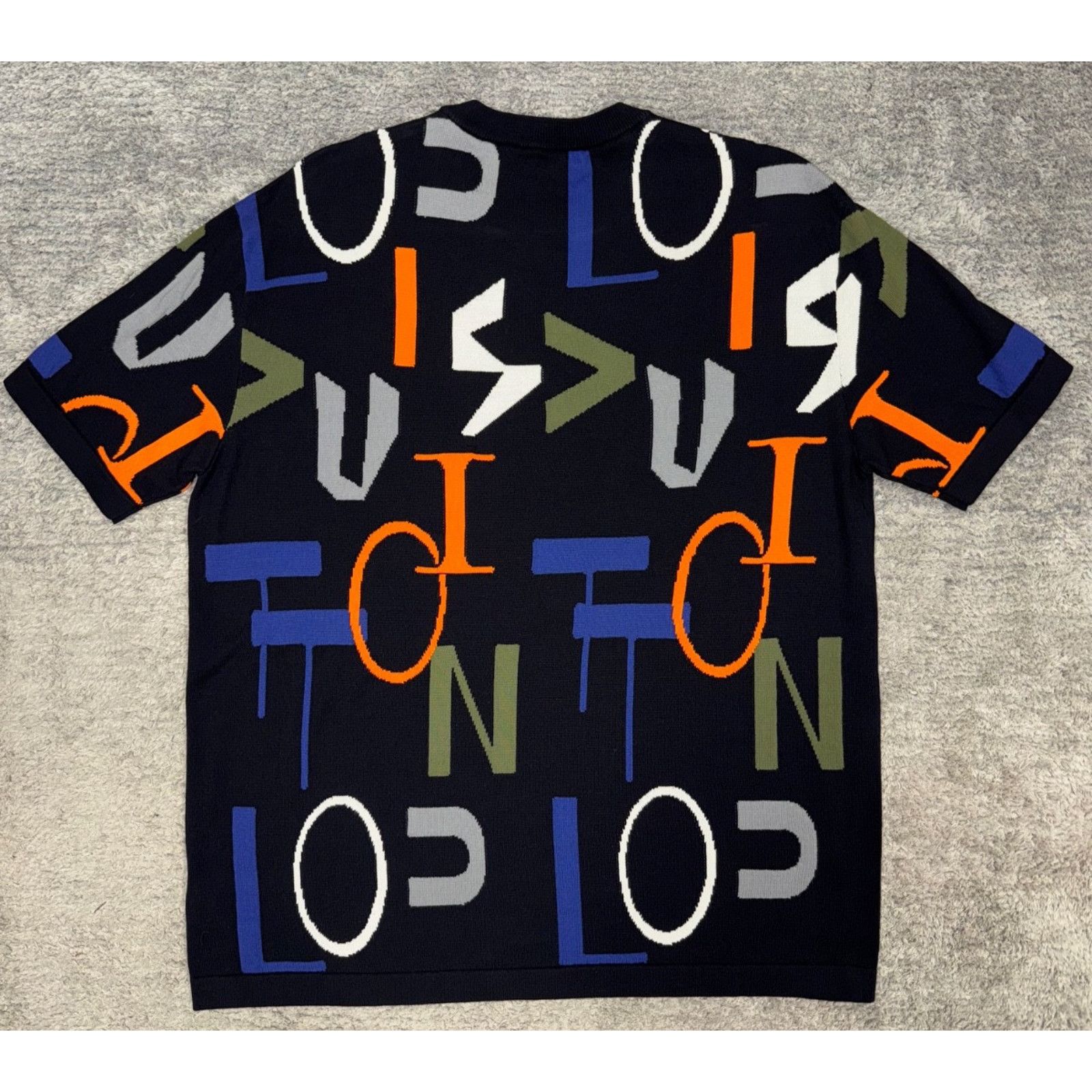 Louis Vuitton Louis Vuitton LV Electric Intarsia Sleeve T-Shirt Medium M Size US M / EU 48-50 / 2 - 10 Thumbnail
