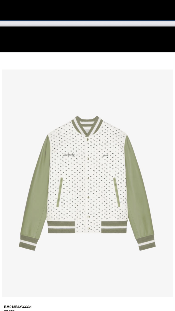 Givenchy GIVENCHY 1952 VARSITY JACKET IN LEATHER Size US XL / EU 56 / 4 - 1 Thumbnail