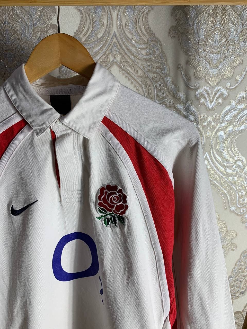 Nike VINTAGE NIKE ENGLAND RETRO RUGBY JERSEY VERY RARE Y2K 90s Size US S / EU 44-46 / 1 - 2 Thumbnail