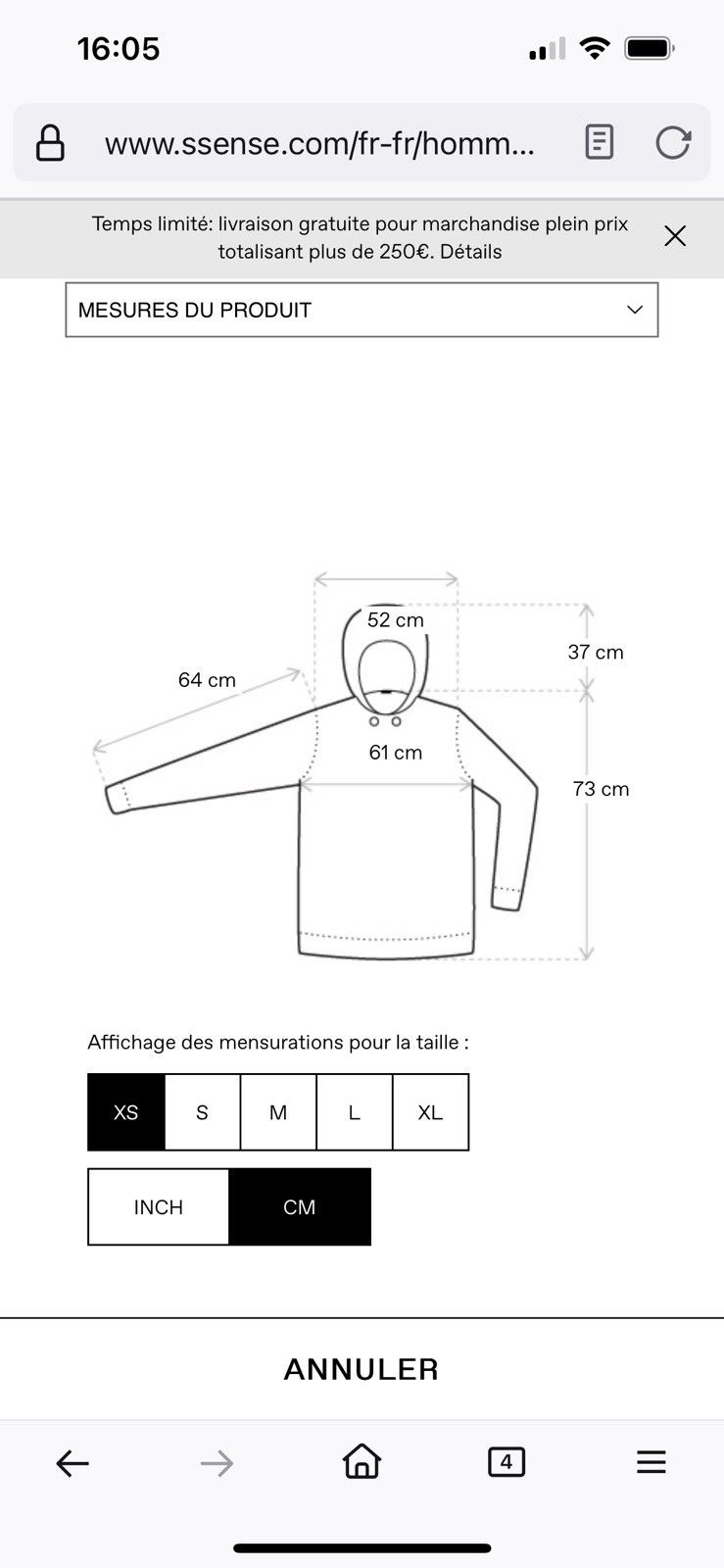 Kusikohc Kusikohc - Origami Long Hoodie Size US XS / EU 42 / 0 - 10 Thumbnail