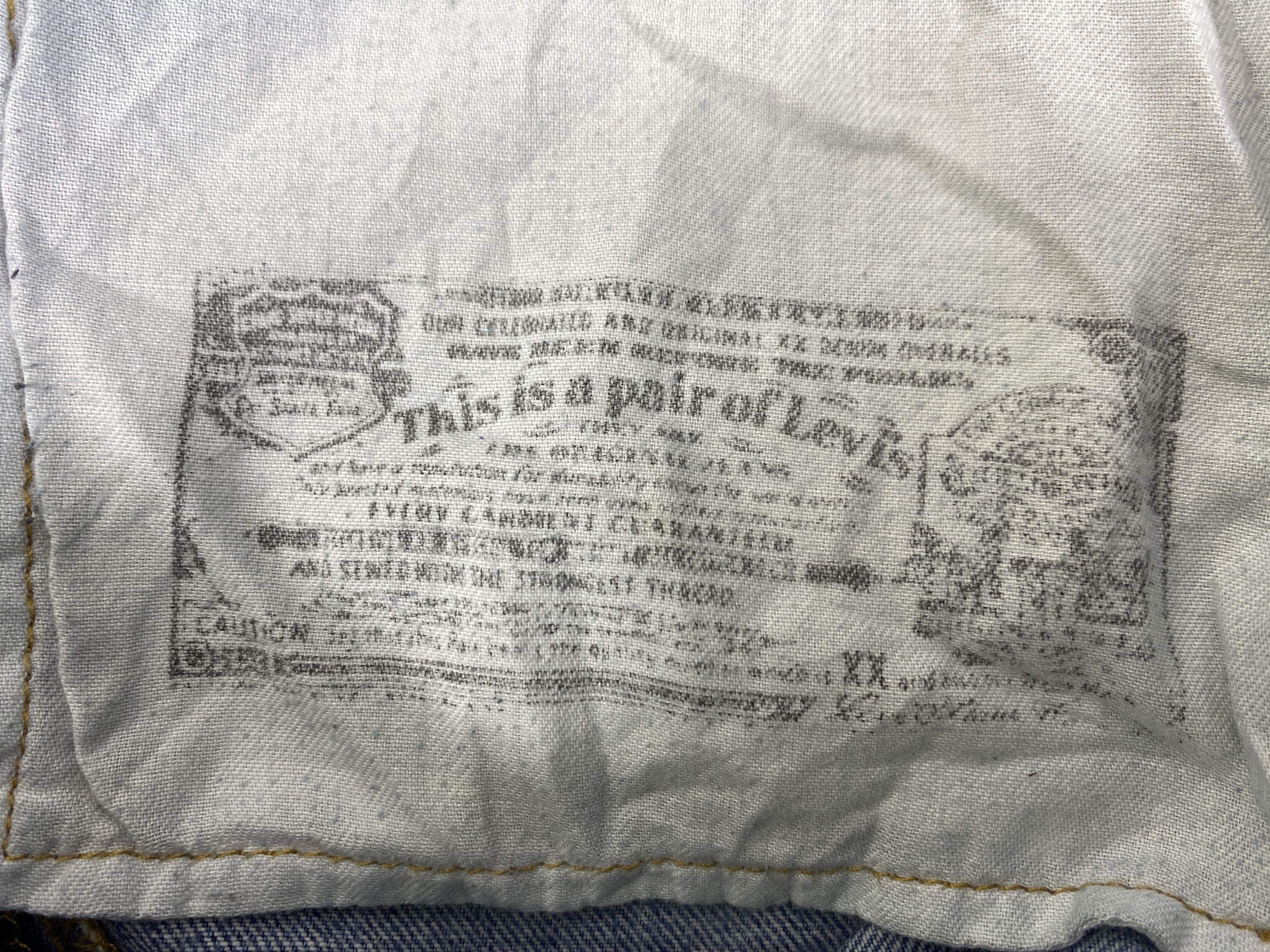 Levi's Blue Vintage Levi's 501 Jeans 37x32 Denim -JN1591 Size US 36 / EU 52 - 13 Thumbnail