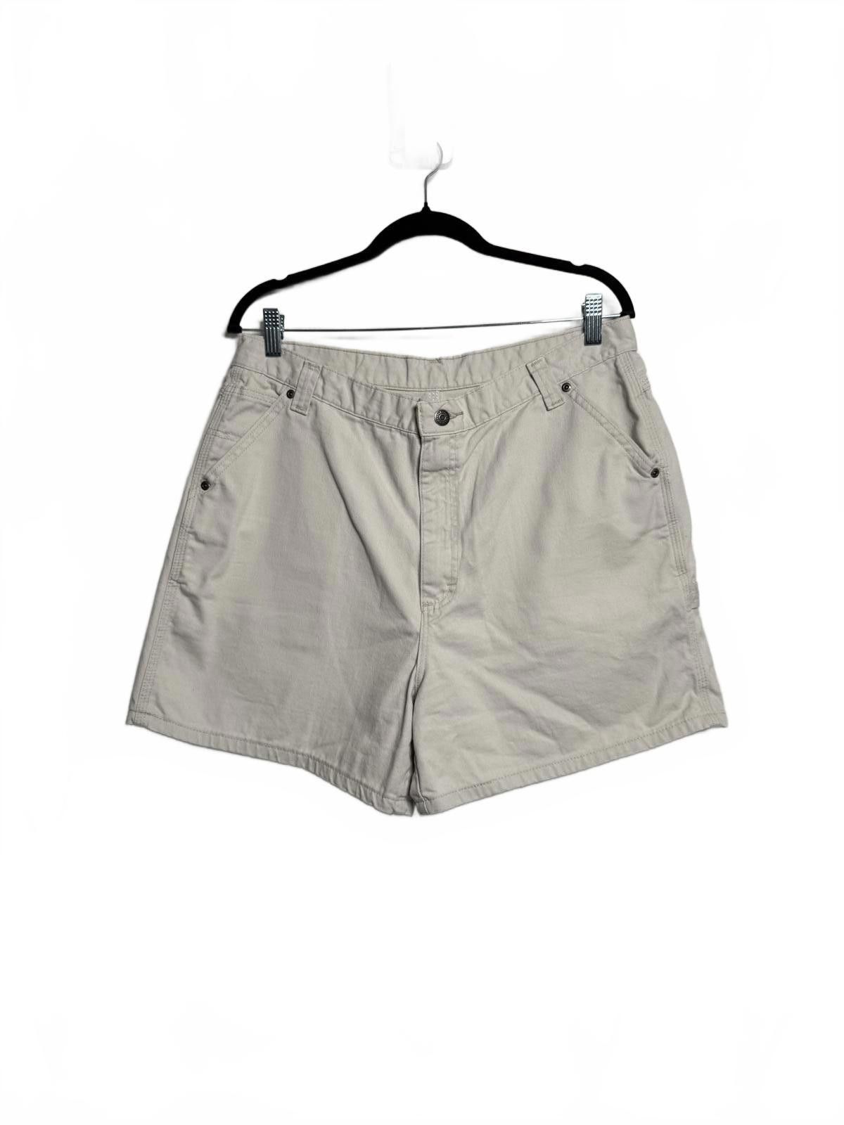 Lee Vintage Lee Carpenter Shorts Beige Size 36" / US 14 / IT 50 - 4 Thumbnail