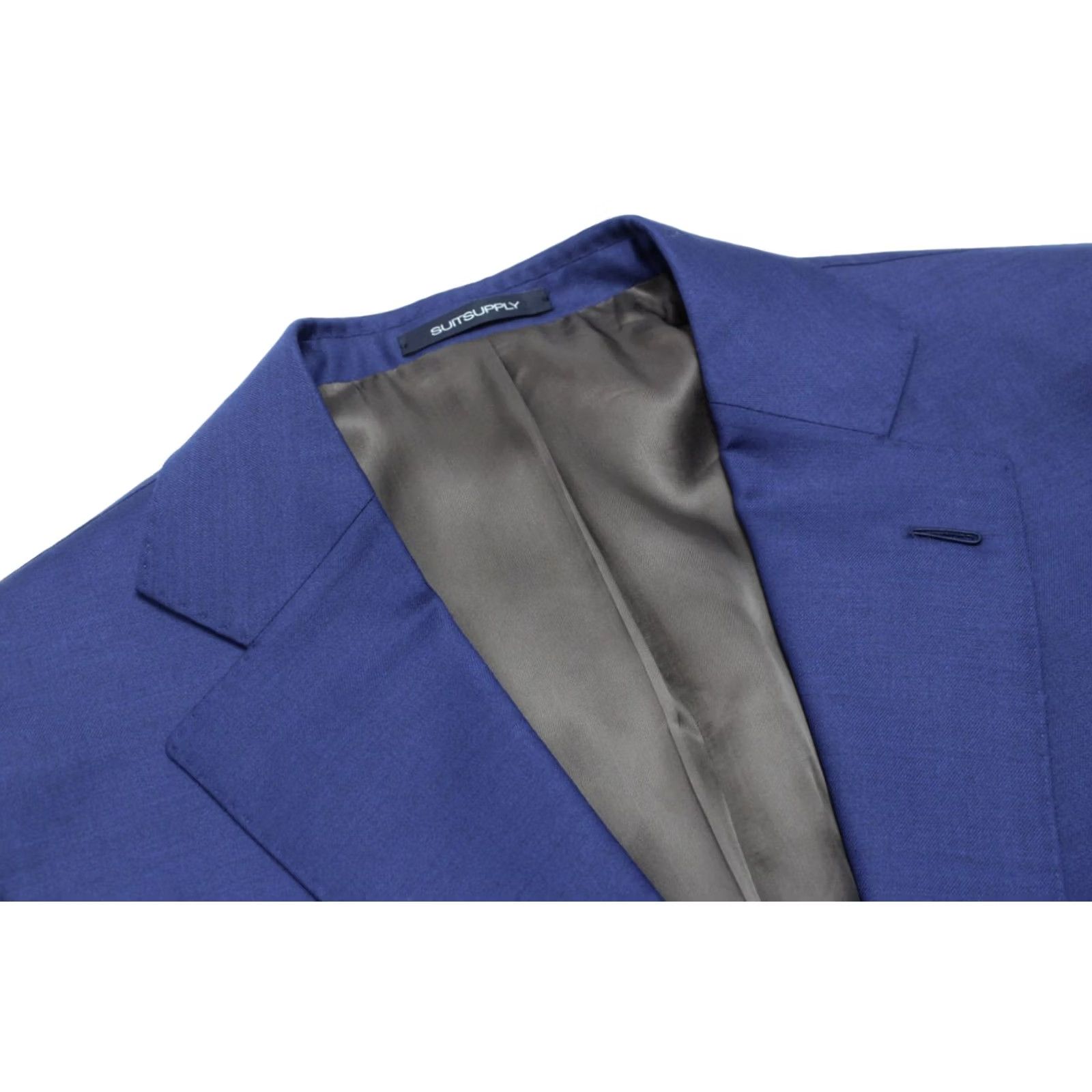 Suitsupply Suitsupply Suit Mens UK 38 / UK 34 Blue Wool La Spalla Brescia Notch Lapel Formal Business Size 38R - 6 Thumbnail