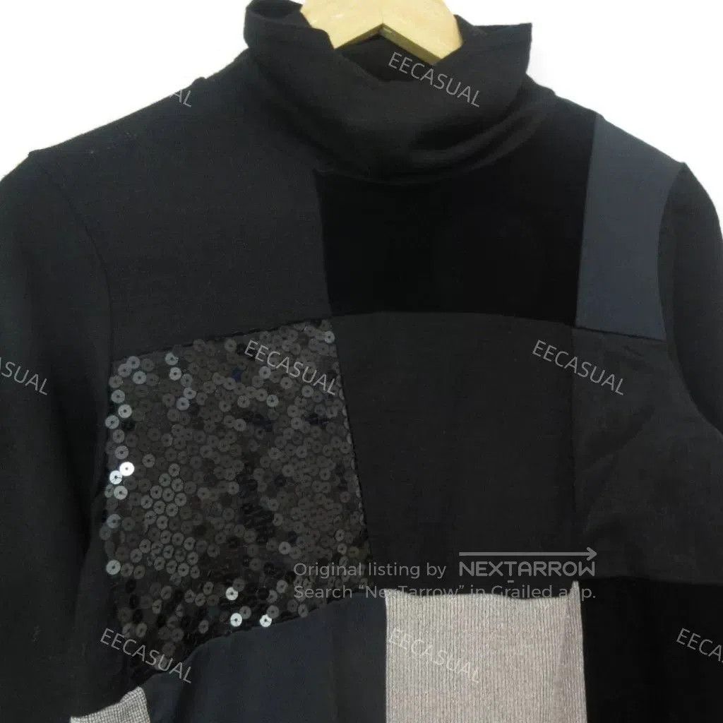 Comme des Garcons Color Block High Neck Long Sleeve Top. Size M / US 6-8 / IT 42-44 - 3 Thumbnail