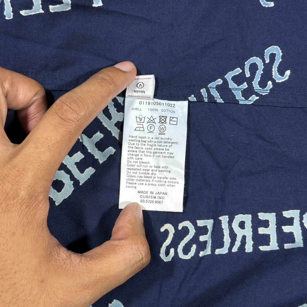Visvim VISVIM IRVING SHIRT S/S PEERLESS 19SS Size US XL / EU 56 / 4 - 8 Thumbnail