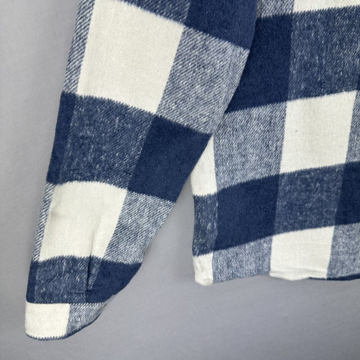 Shein Vintage Shein Flannel Jacket Blue Checkered Size US M / EU 48-50 / 2 - 6 Thumbnail