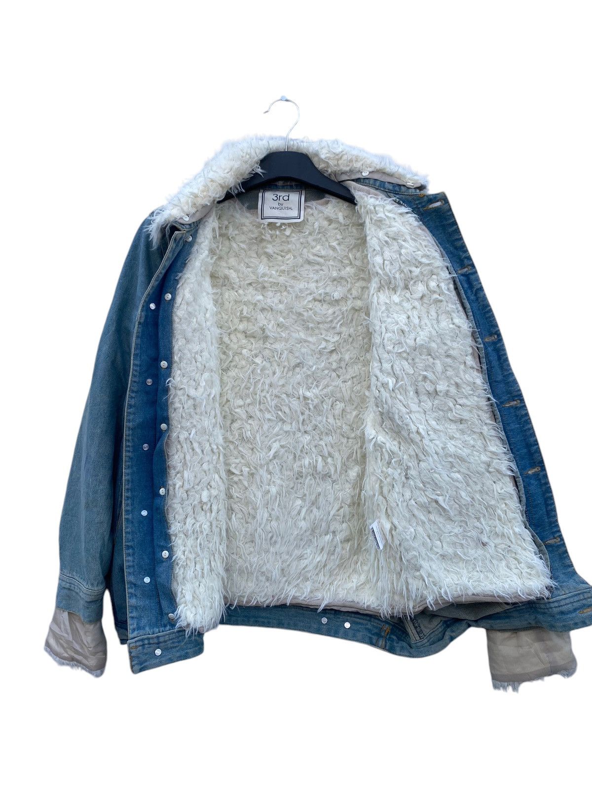 Vanquish VANQUISH JAPAN SHERPA STYLE TRUCKER JACKET Size S / US 4 / IT 40 - 3 Thumbnail