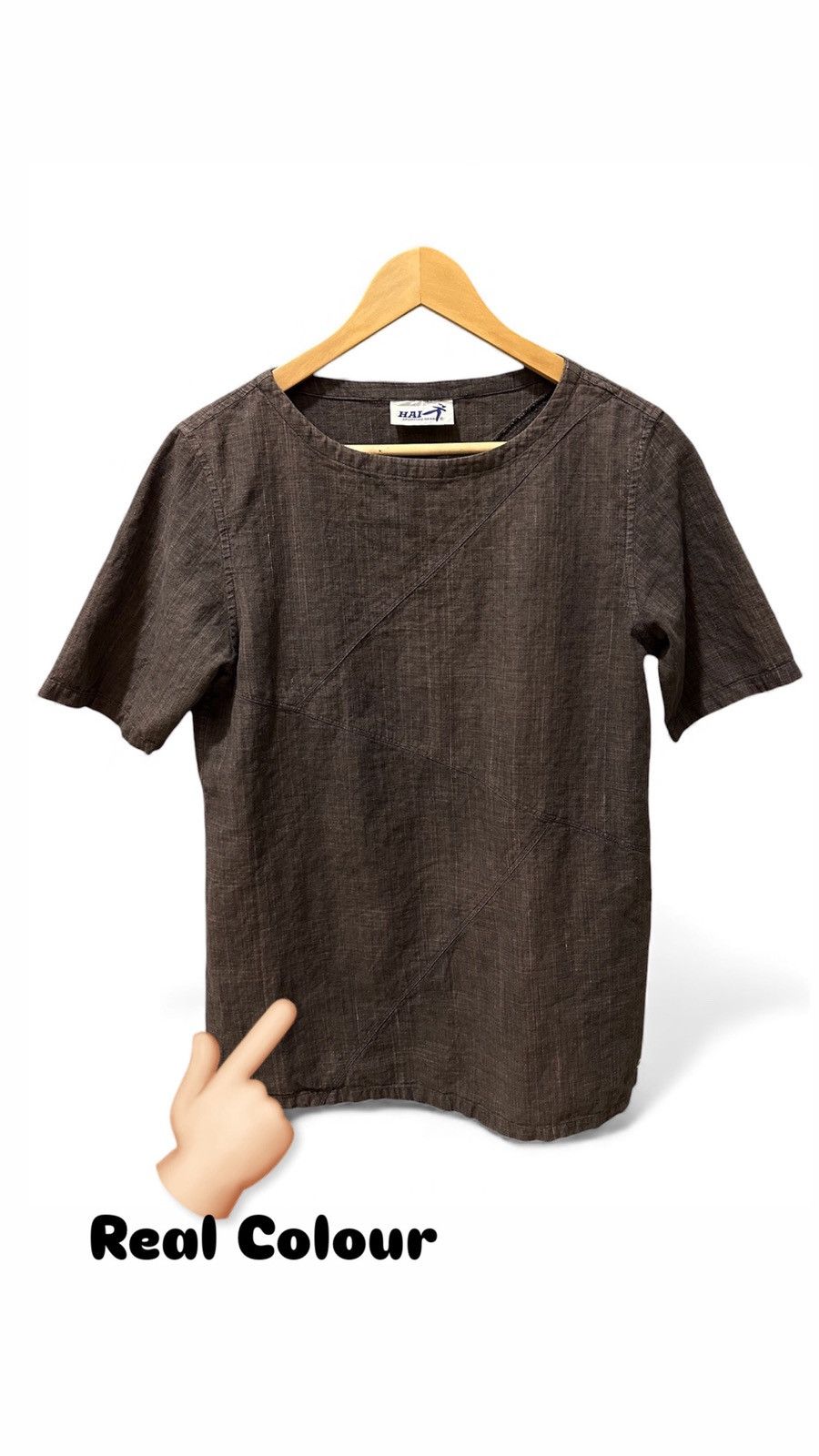 Hai Sporting Gear Vintage Hai Sporting Gear Linen Cut & Sewn Shirt (Rare) Size US M / EU 48-50 / 2 - 2 Thumbnail