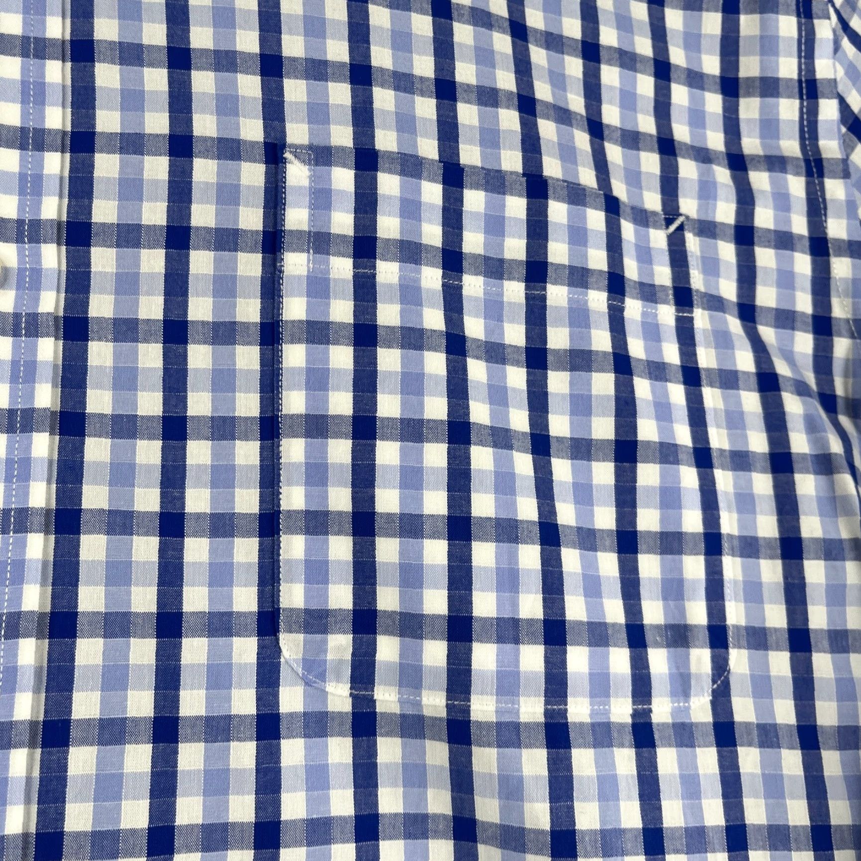 Tommy Hilfiger Tommy Hilfiger Dress Shirt 16.5 Blue Check Long Sleeve Button-Down Collar Mens Regular Sized Shirt Size US XL / EU 56 / 4 - 4 Thumbnail