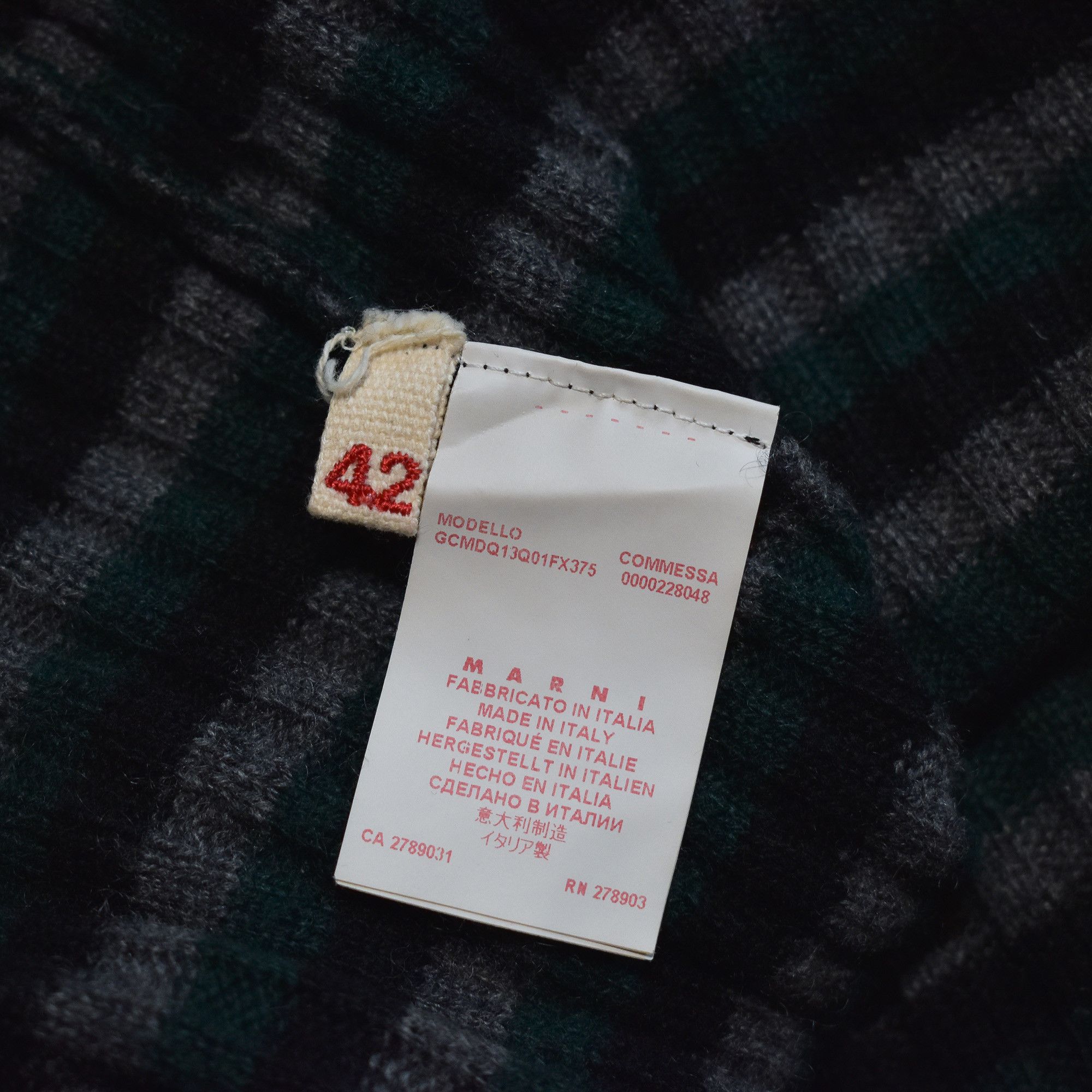Marni MARNI Striped Cashmere Knit Sweater Size US M / EU 48-50 / 2 - 3 Thumbnail