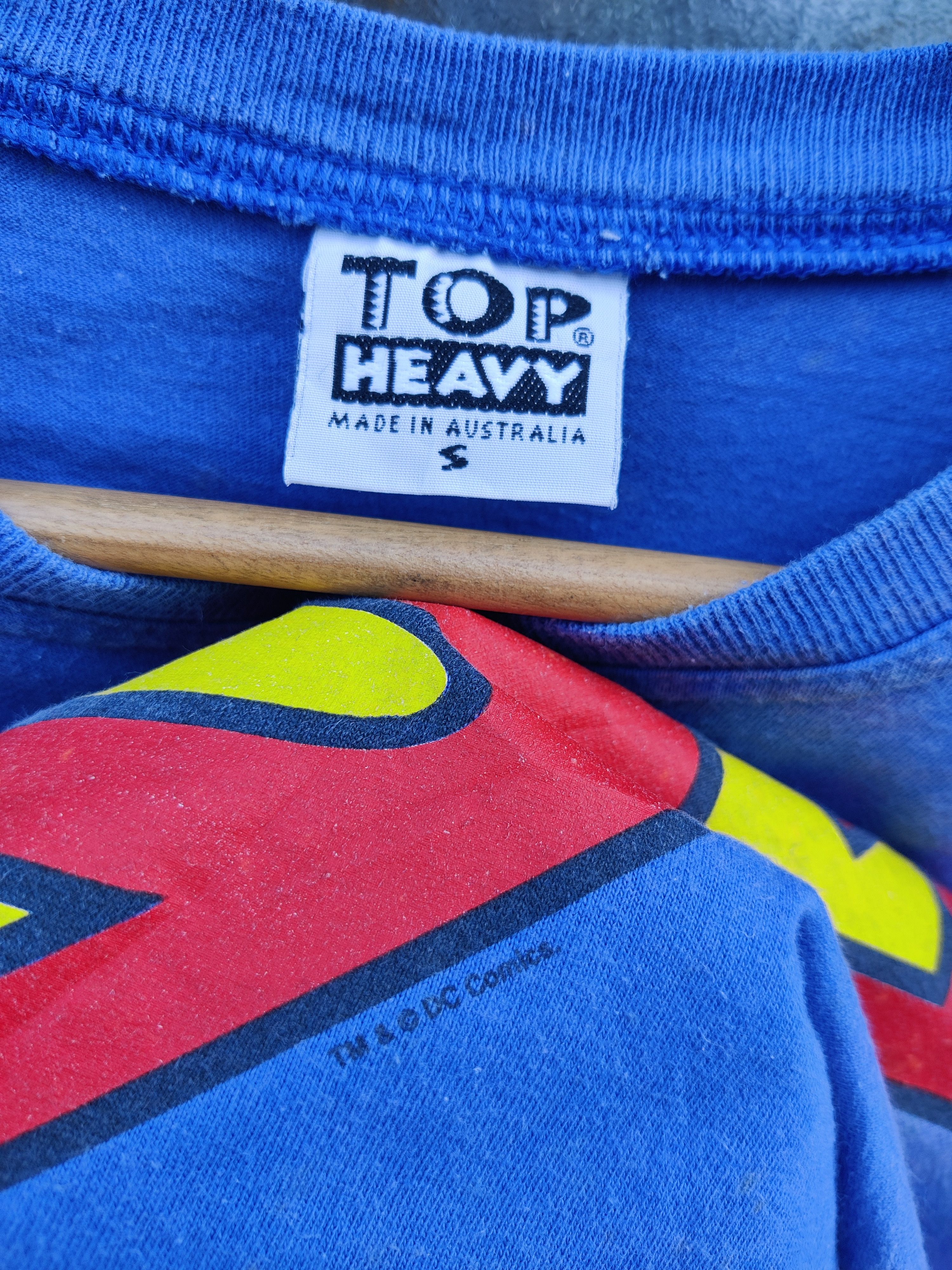 DC Comics Vintage Superman Logo Top Heavy Superheroes DC Comics Shirt Size US S / EU 44-46 / 1 - 7 Thumbnail