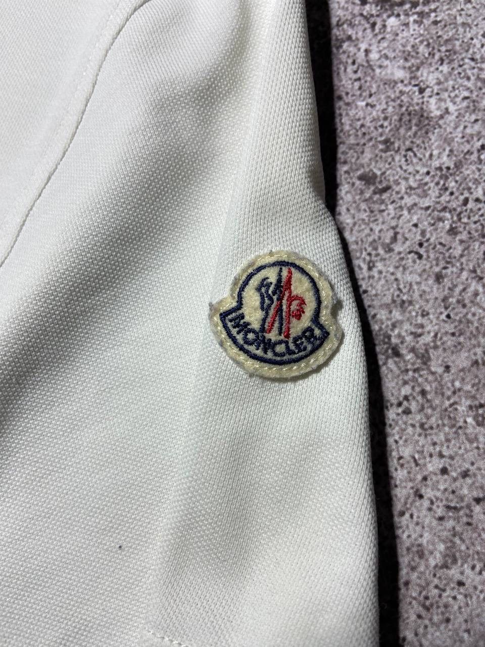 Moncler Men’s Moncler white polo T-shirt premium cotton Size XL Size US XL / EU 56 / 4 - 5 Thumbnail