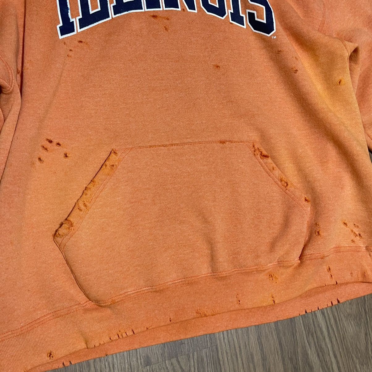 Vintage Vintage Sun faded Illinois hoodie Size US L / EU 52-54 / 3 - 5 Thumbnail