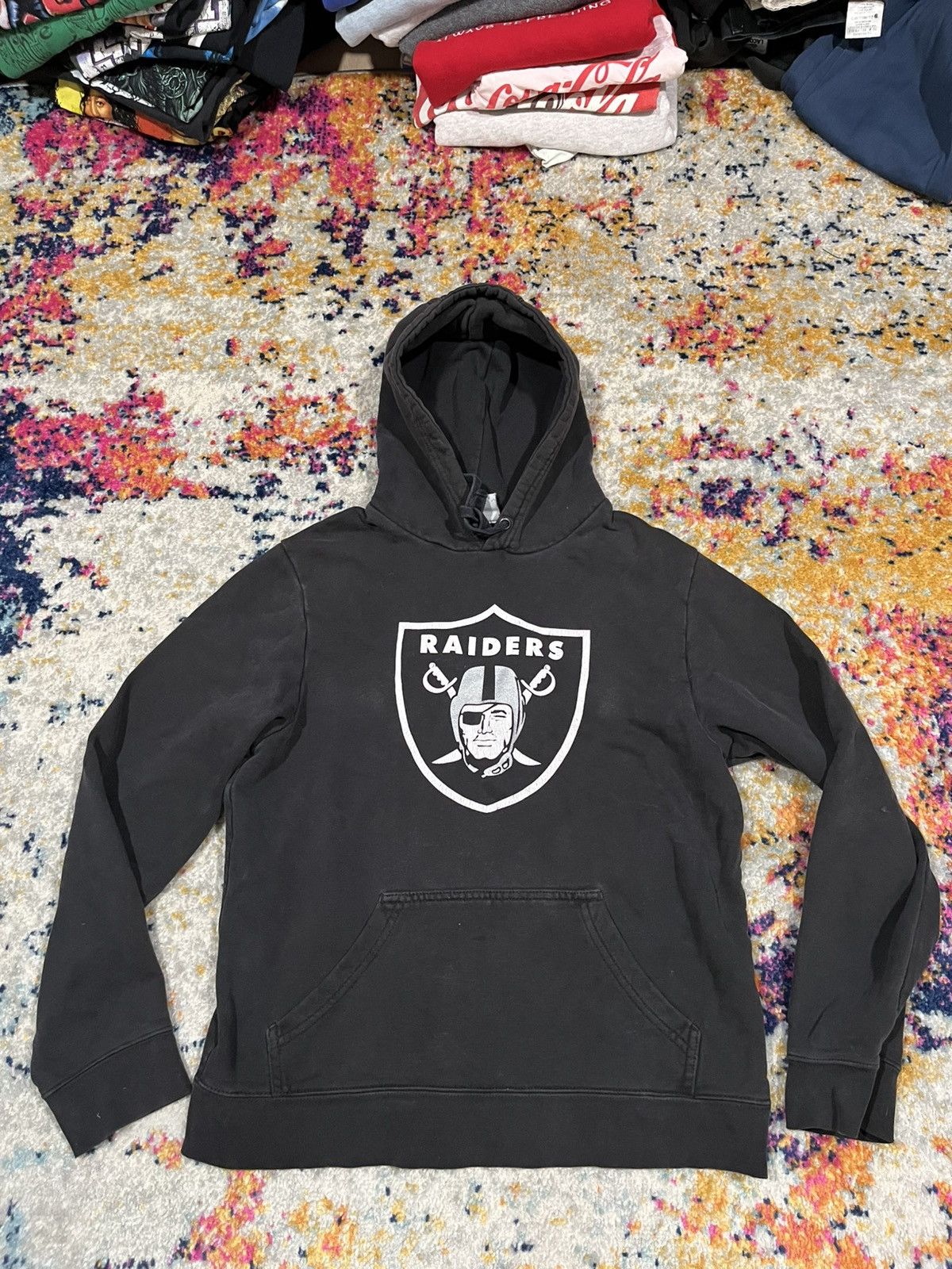 Vintage Raiders Hoodie Medium Size US M / EU 48-50 / 2 - 1 Thumbnail