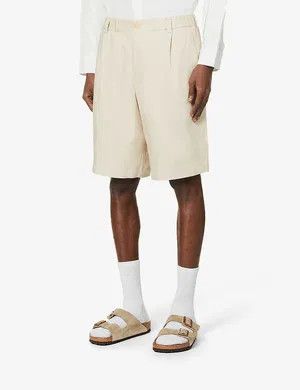 Jacquemus o1mle1124 Gelati Shorts in Beige Size US 32 / EU 48 - 2 Thumbnail
