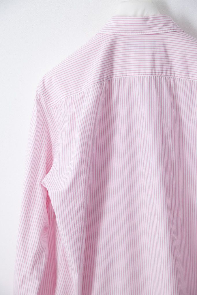 Comme des Garcons Homme 2008 pink striped shirt Size 40R - 4 Thumbnail
