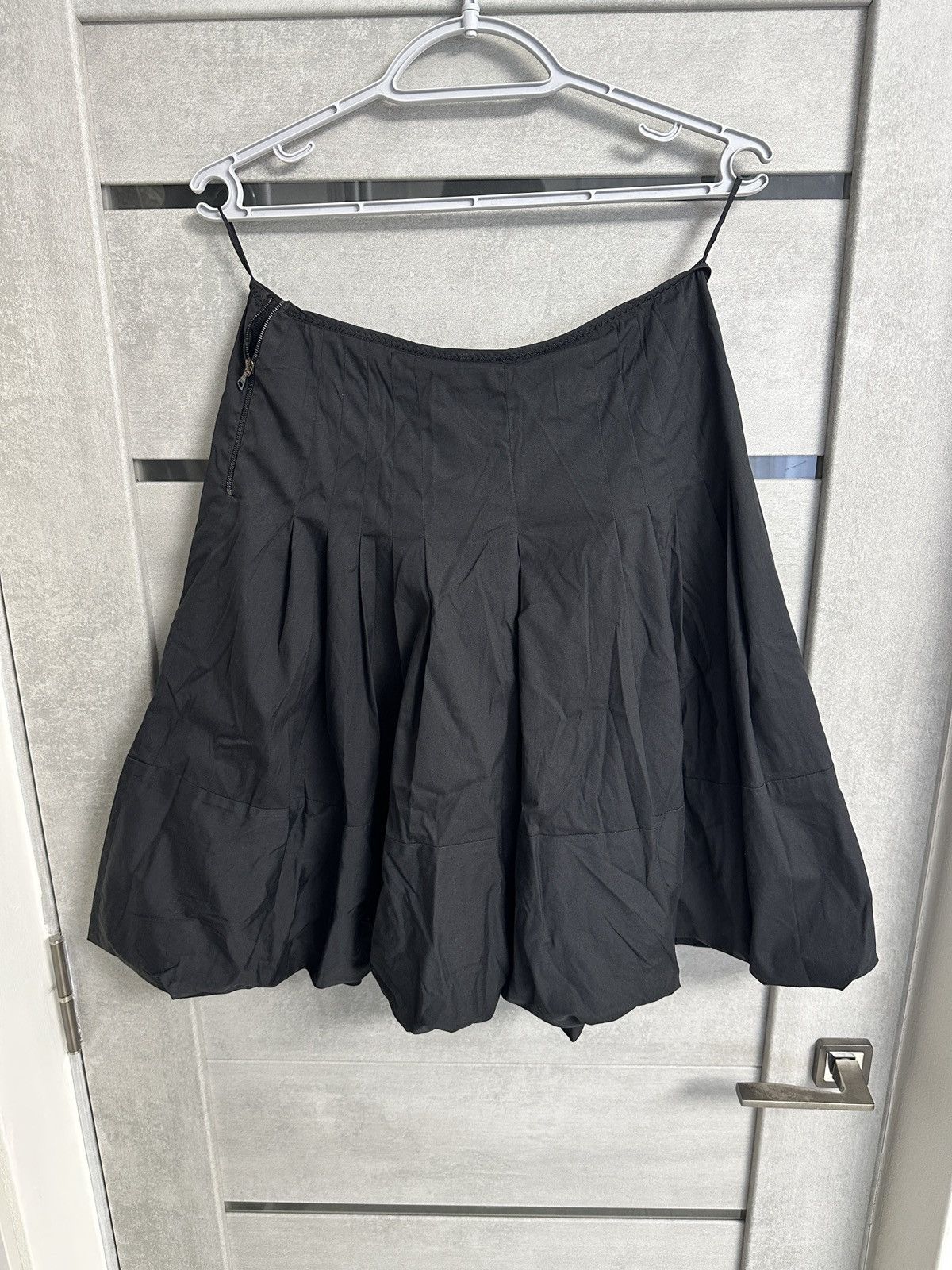 Prada Midi Skirt black women’s vintage Size 40" / US 18 - 2 Thumbnail