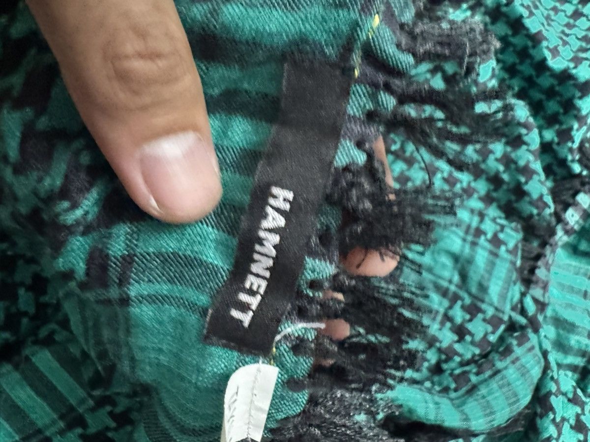 Katharine Hamnett London HAMNETT SQUARE SHIMAGH KEFFIYEH ARABIC SCARF Size ONE SIZE - 7 Thumbnail