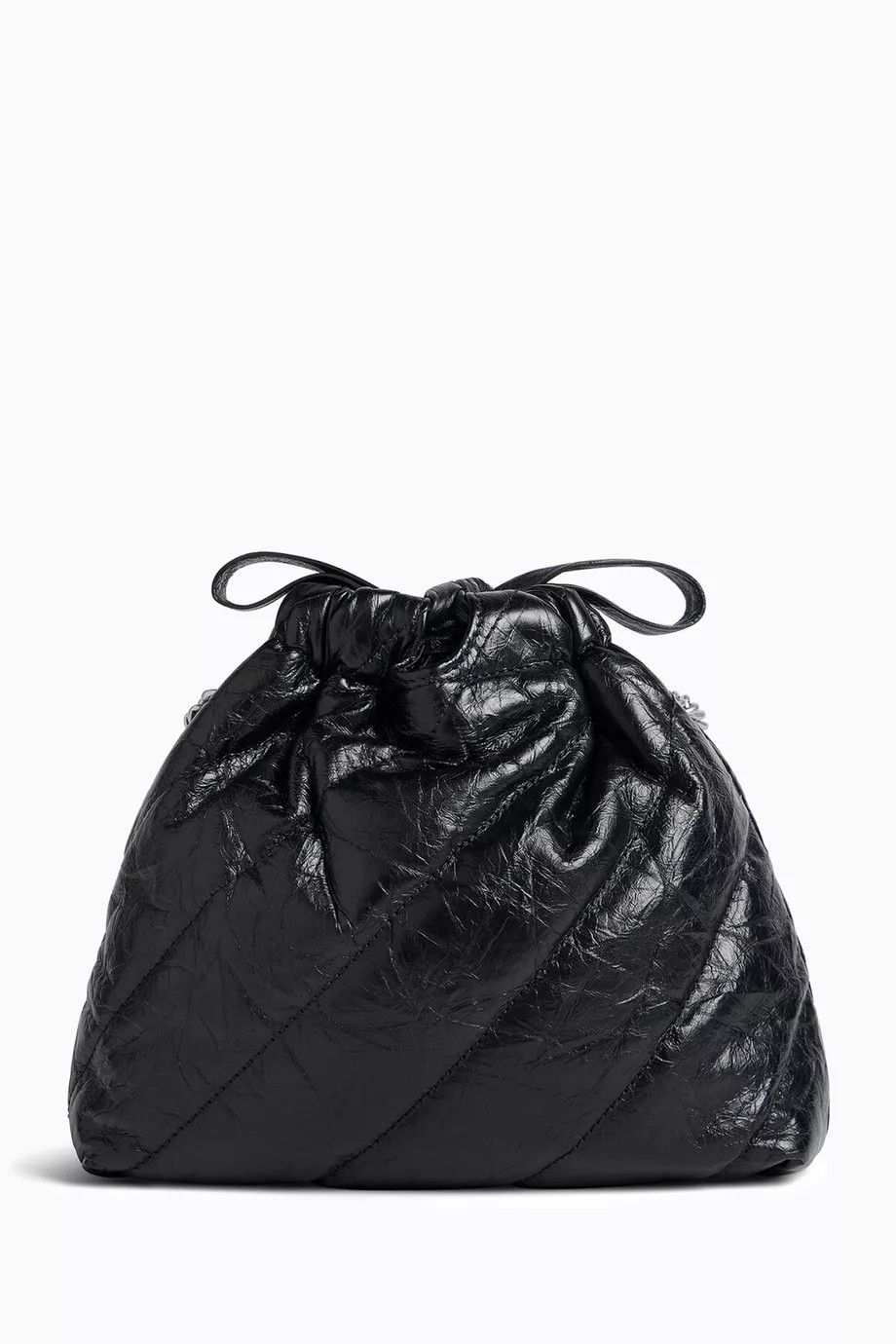 Balenciaga o1srvl11e1125 Size: OS / Crush XS Tote Bag Quilted in Black Size ONE SIZE - 3 Thumbnail