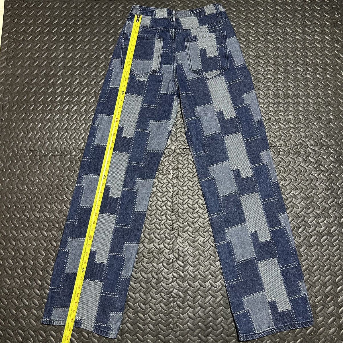 Shein Shein Jeans Patchwork Womens Size Small High Rise Denim Size 26" / US 2 / IT 38 - 13 Thumbnail