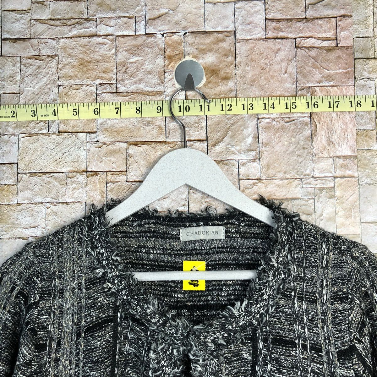 Homespun Knitwear × Japanese Brand Chadoriah Black Knitwear ripped style #A224 Size M / US 6-8 / IT 42-44 - 6 Thumbnail