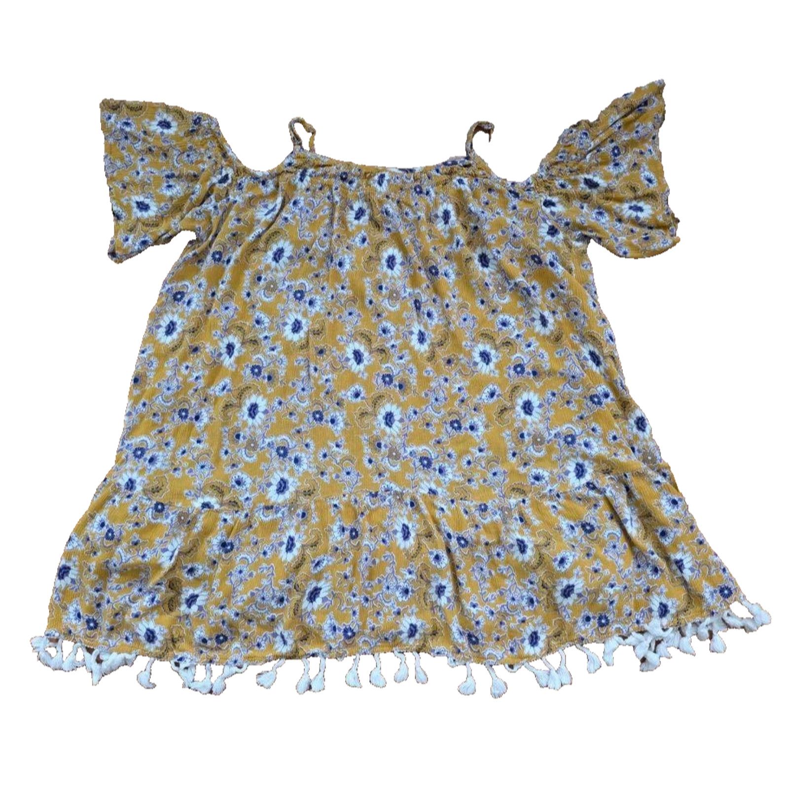 Anthropologie Anthropologie Easel dress beachy boho Large A001669 Size L / US 10 / IT 46 - 1 Thumbnail