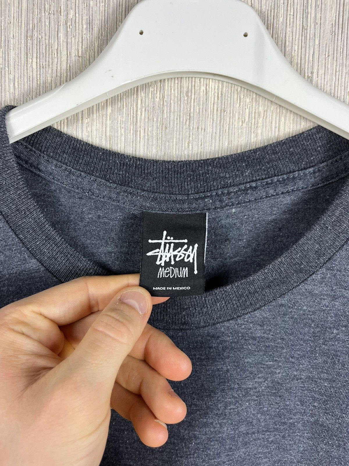 Stussy × Vintage Vintage Stussy stock back logo copyright rare tee t-shirt Size US M / EU 48-50 / 2 - 10 Thumbnail