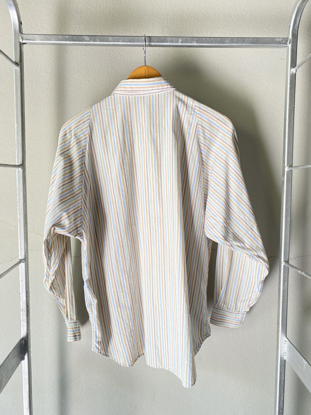 Dior Christian Dior Pastel Striped Button-Up Shirt Size ONE SIZE - 6 Thumbnail