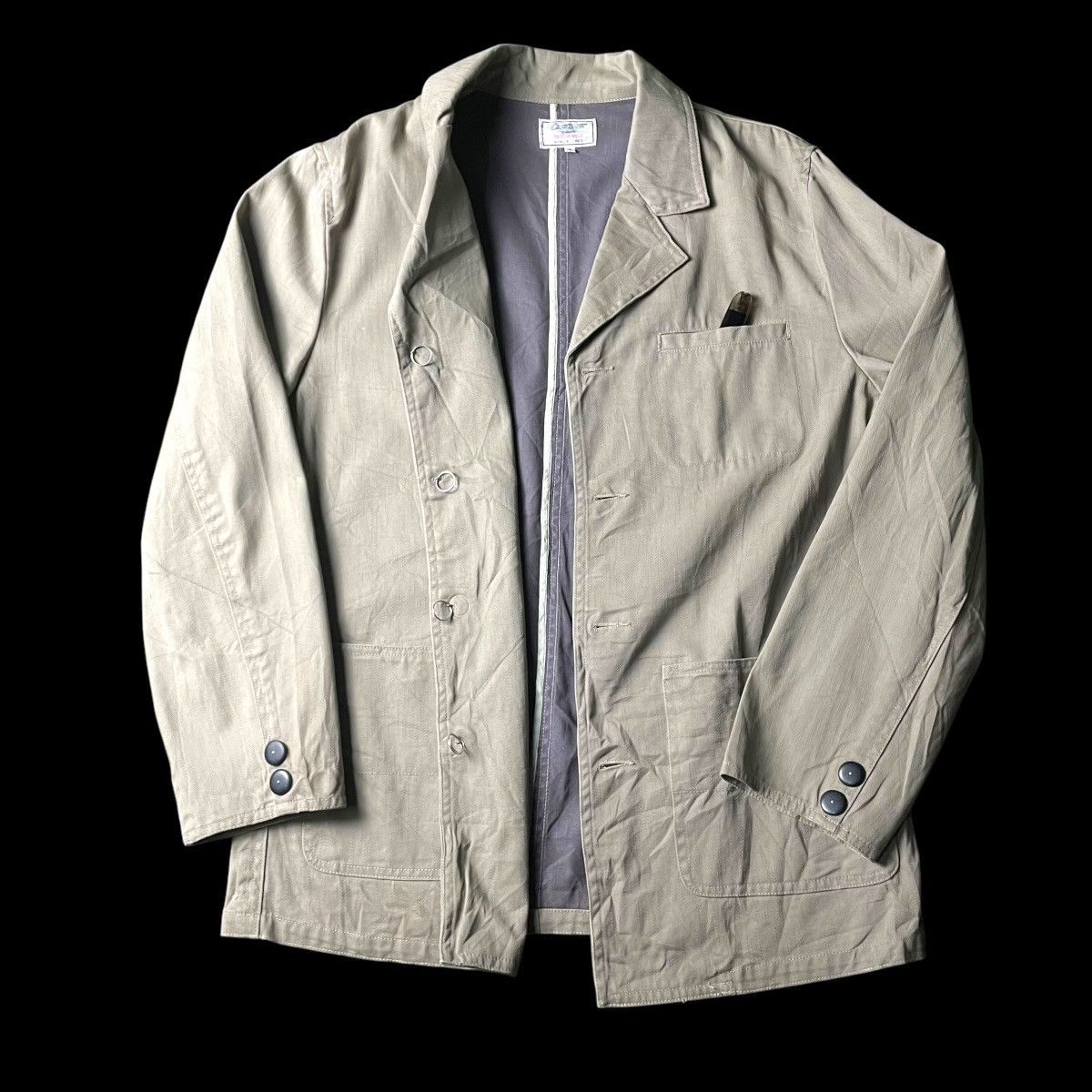 Oshkosh VINTAGE OSHKOSH BUTTON UP CHORE JACKET Size US L / EU 52-54 / 3 - 3 Thumbnail