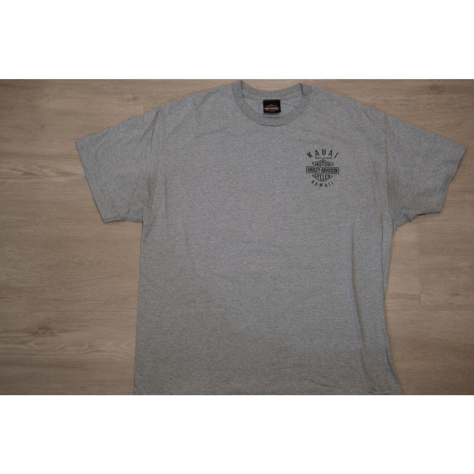 Harley Davidson Vintage 90s Harley Davidson Kauai Hawaii Shirt Large Gray Size US L / EU 52-54 / 3 - 3 Thumbnail