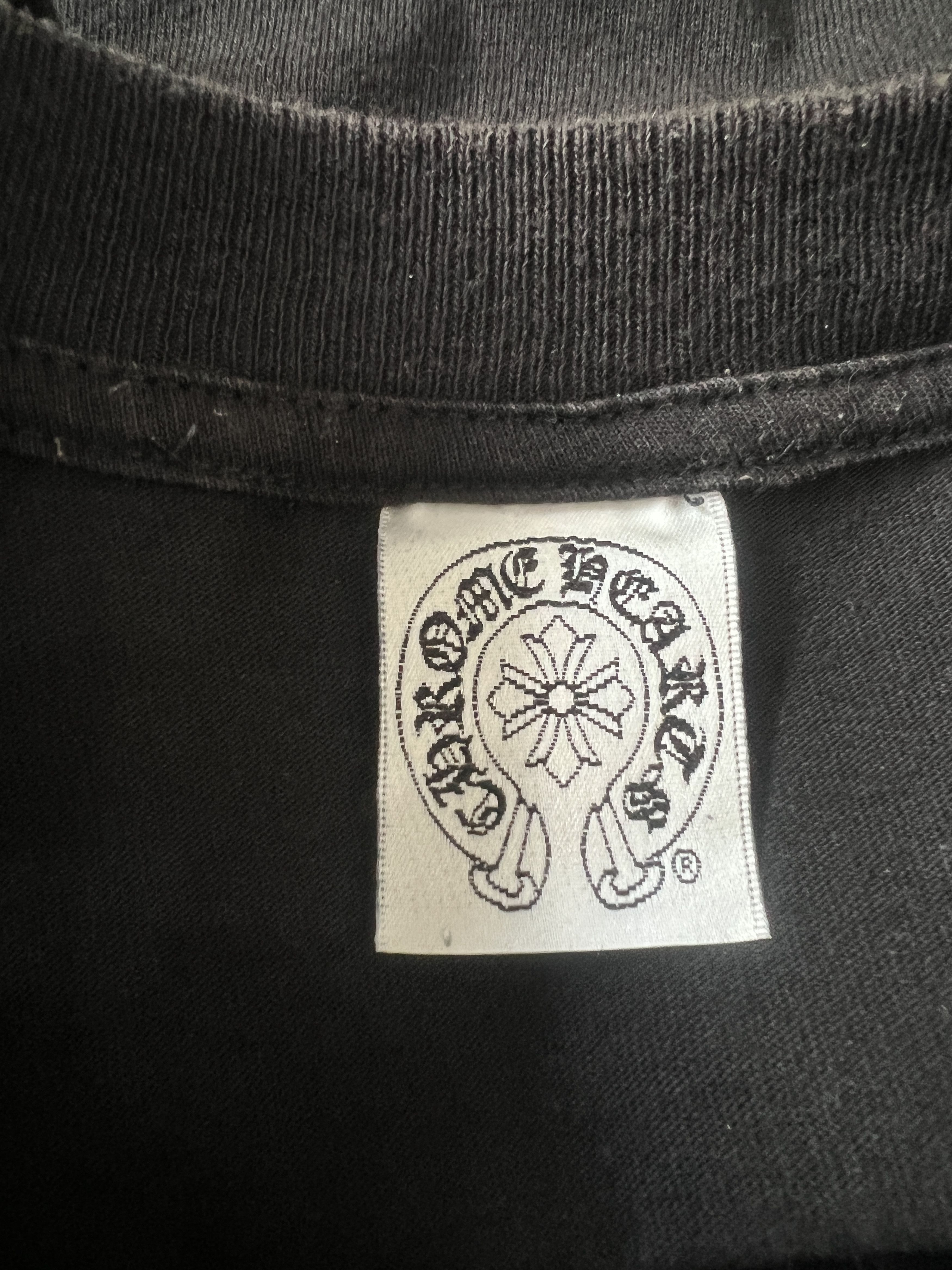 Chrome Hearts Chrome Hearts FOTI Skull Pocket Tee Black M USA Size US M / EU 48-50 / 2 - 6 Thumbnail