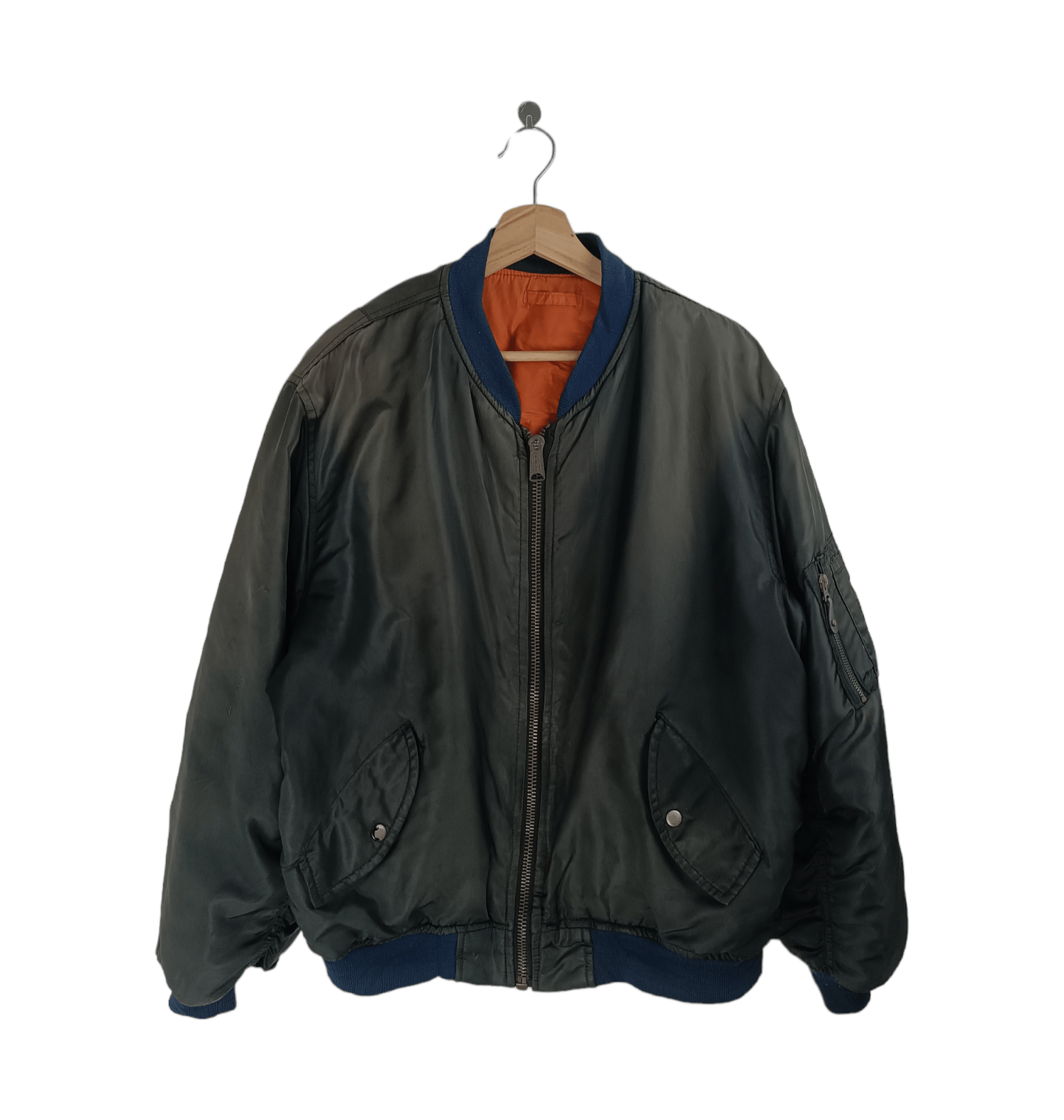 Alpha Industries VINTAGE 90S ALPHA BOMBER FIGHTER FLYERS JACKET Size US L / EU 52-54 / 3 - 1 Thumbnail