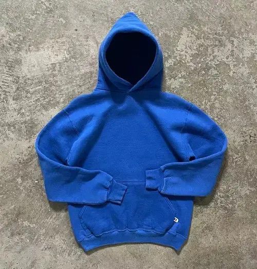 Other Aoyama x Hori Dark blue casual retro solid color hoodie y2k Size US L / EU 52-54 / 3 - 6 Thumbnail