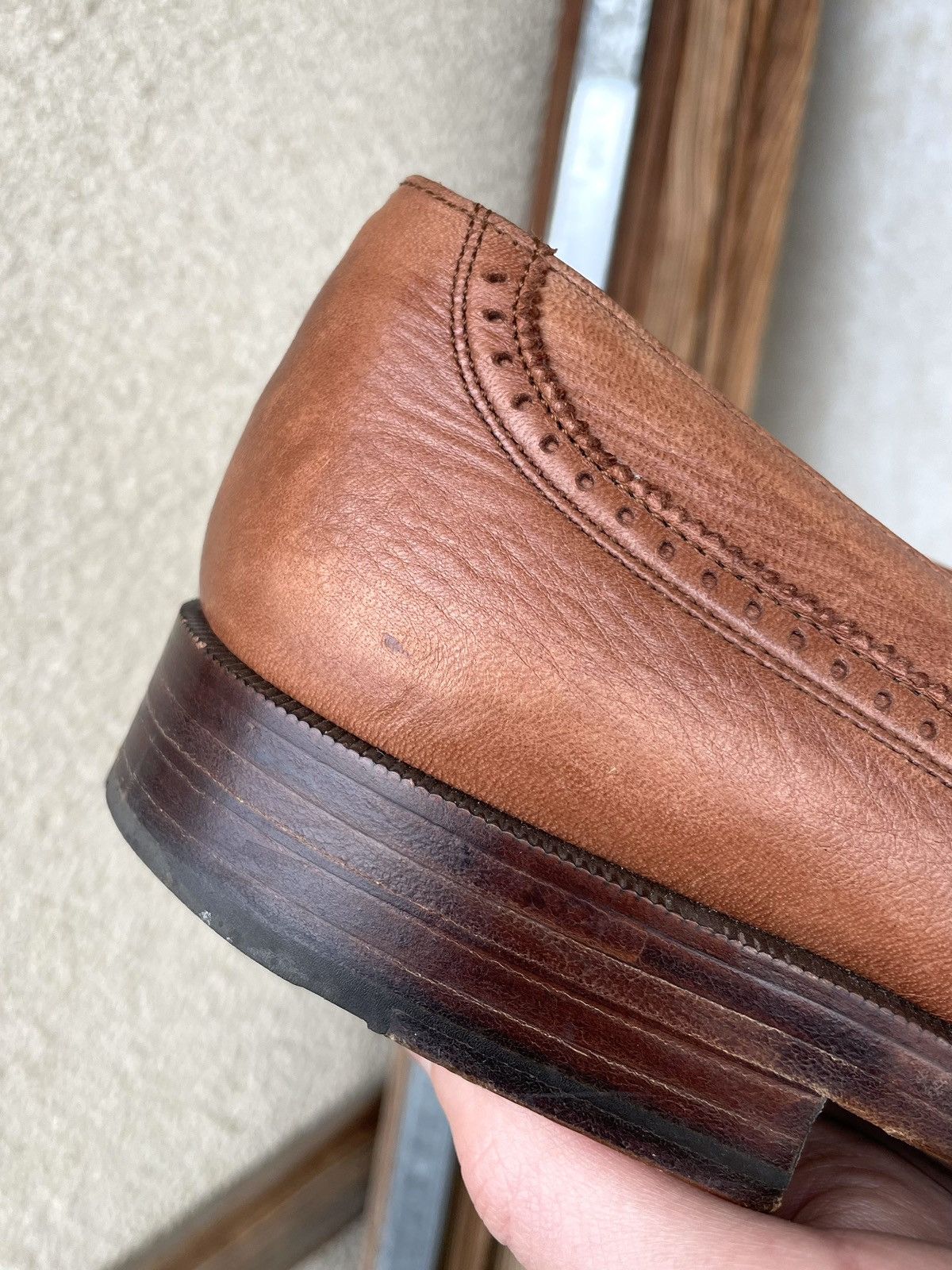 Bally Bally Suisse Leather Tassel Loafers Brogue Size 9.5 Brown Size US 9.5 / EU 42-43 - 17 Thumbnail