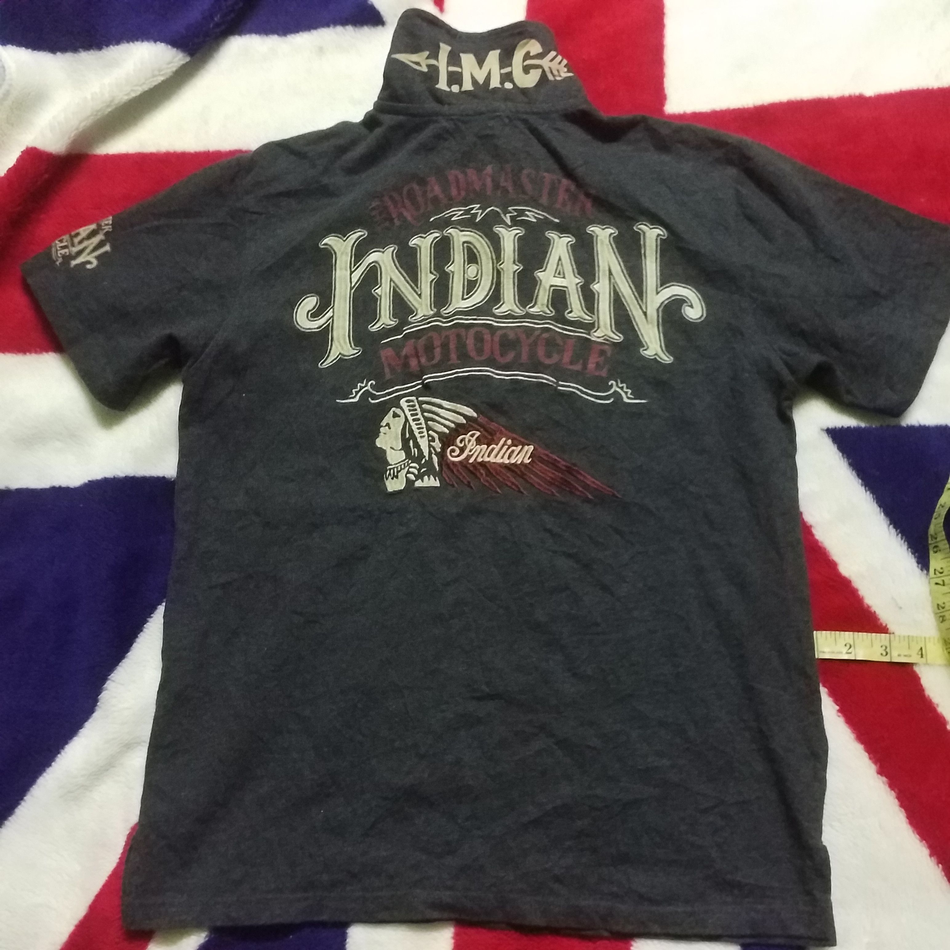 Japanese Brand Indian motorcycle polo shirt embroidery Size US M / EU 48-50 / 2 - 6 Thumbnail