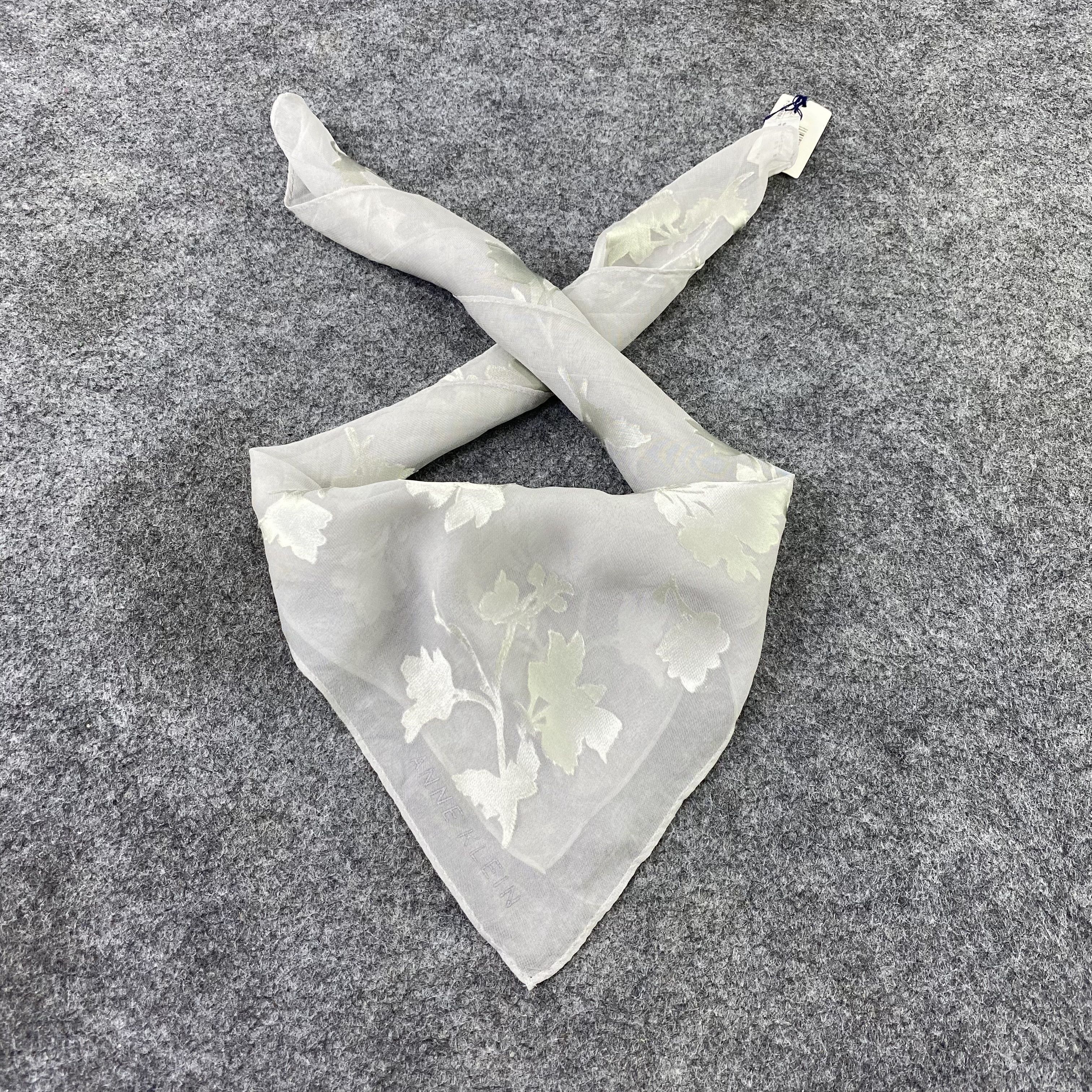 Anne Klein × Japanese Brand × Vintage Anne Klein Handkerchief / Bandana / Neckerchief -B547 Size ONE SIZE - 2 Thumbnail