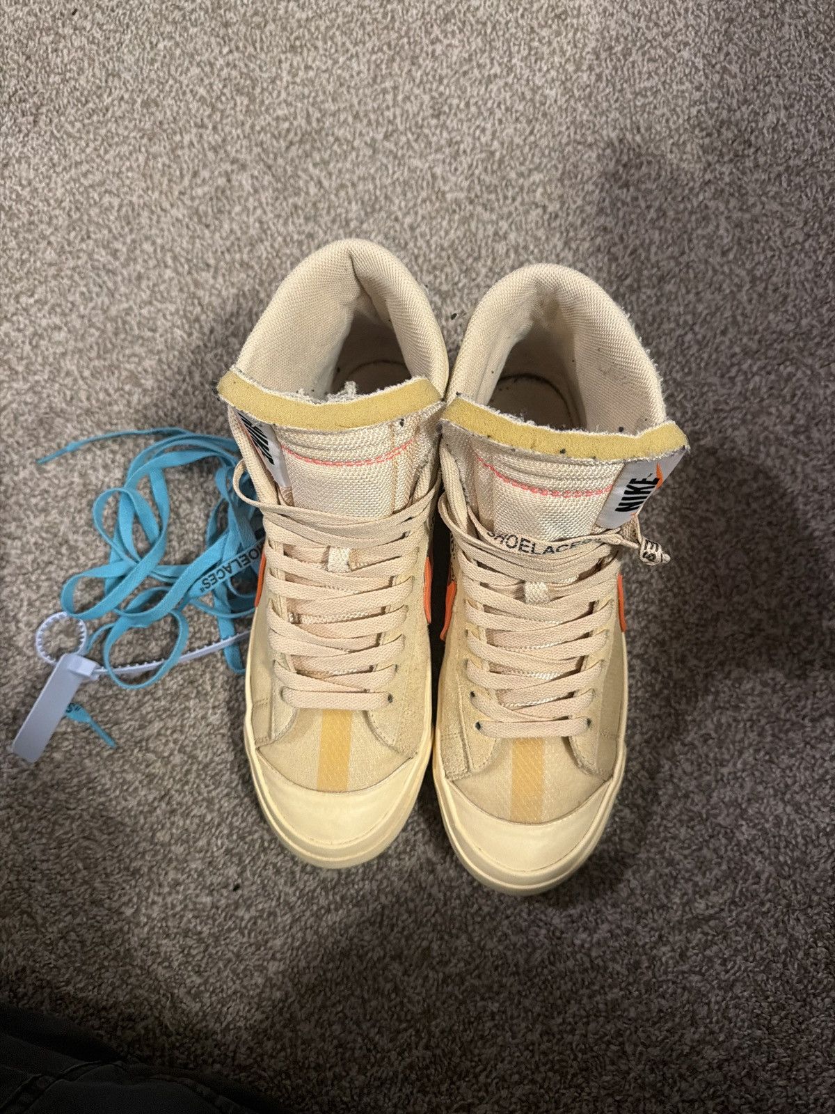 Nike × Off-White Off white nike blazer mid hallows eve Size US 8.5 / EU 41-42 - 2 Thumbnail