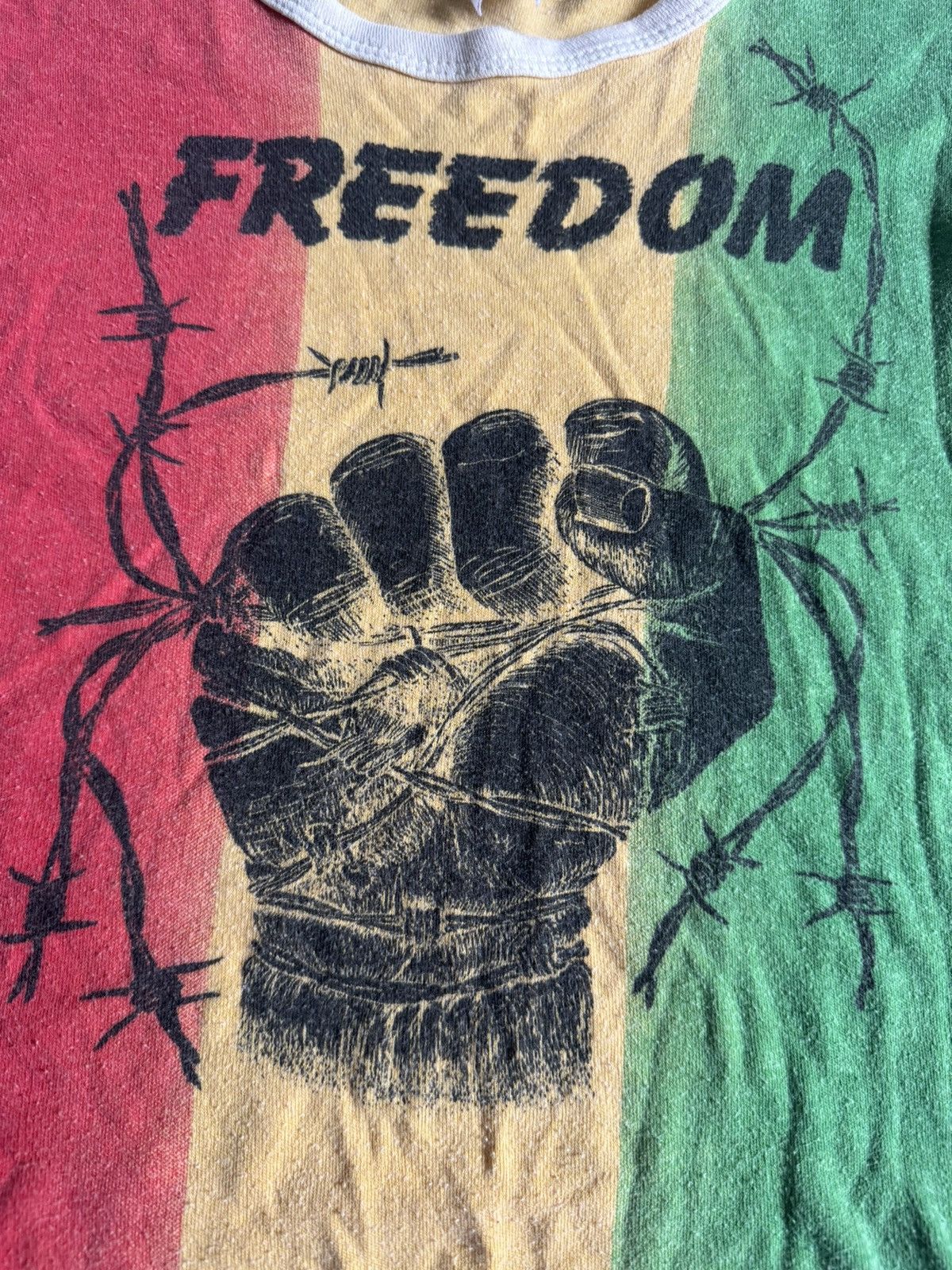 Band Tees × Vintage Freedom M/size tank top shirt sleeveless made in England Size M / US 6-8 / IT 42-44 - 7 Thumbnail