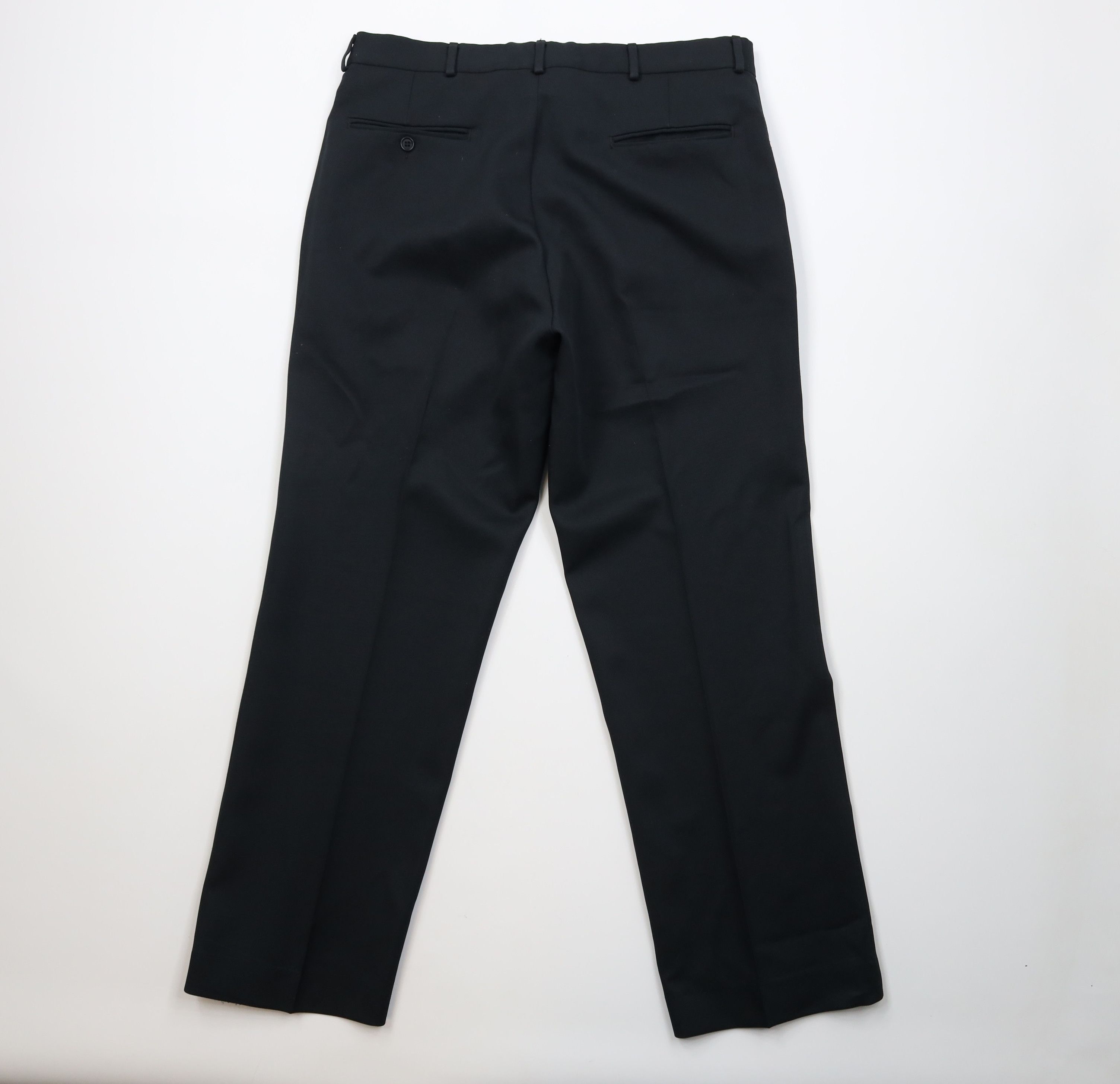 Vintage Vintage 70s Streetwear Flared Wide Leg Chino Pants Black USA Size US 36 / EU 52 - 9 Thumbnail