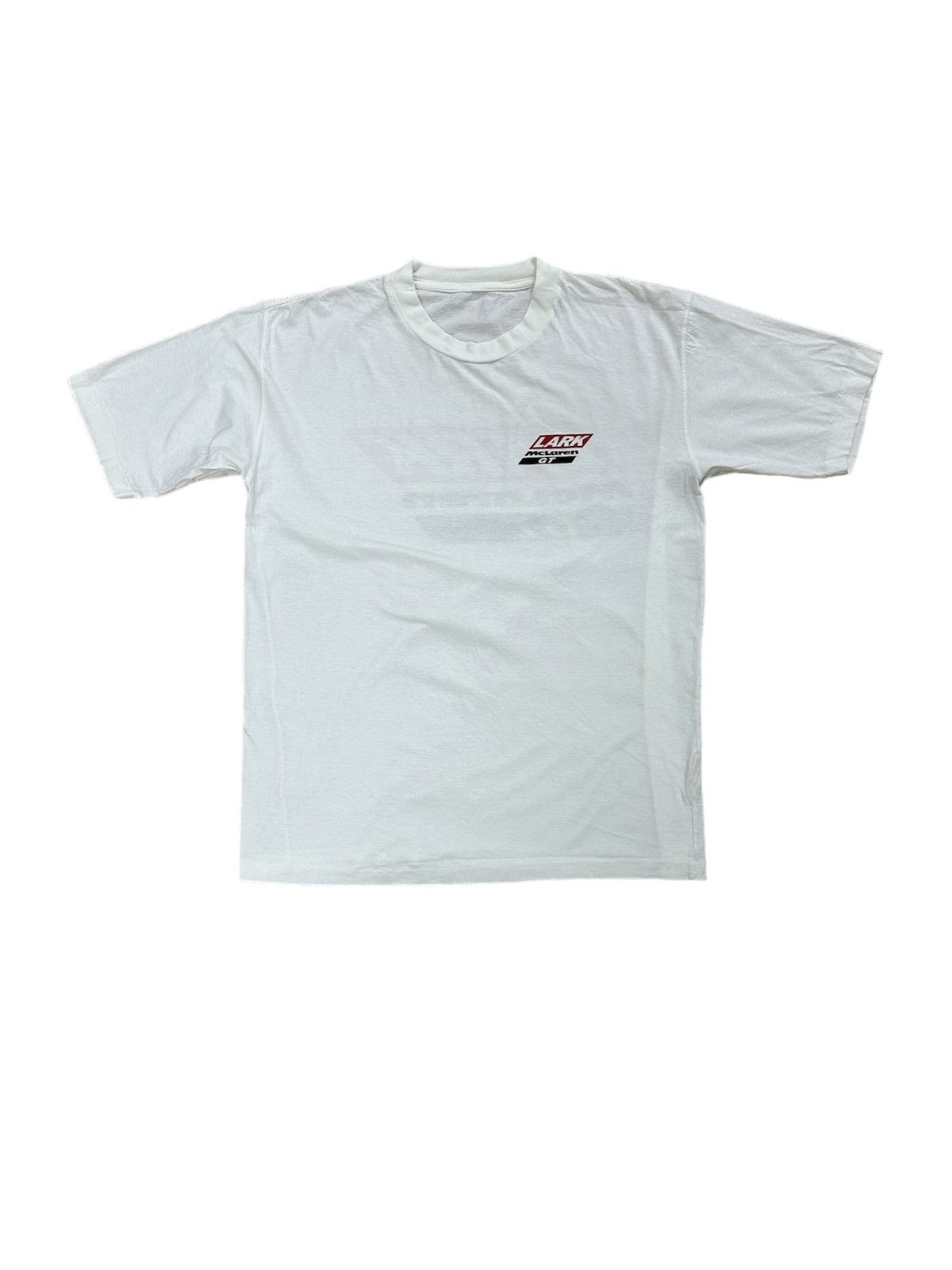 Vintage Vintage 90's Lark McLaren GT Racing Supercar Tshirt Size US M / EU 48-50 / 2 - 1 Thumbnail