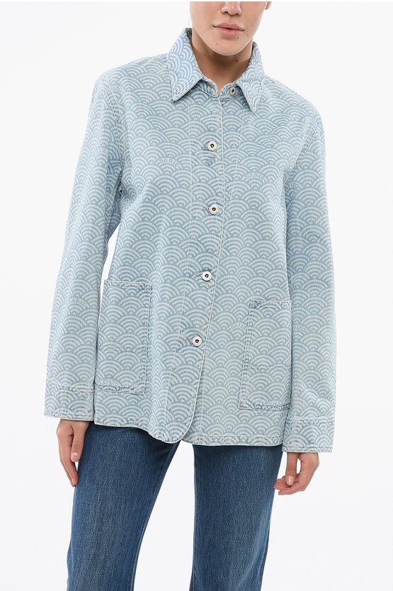 Seigaiha Denim Shirt