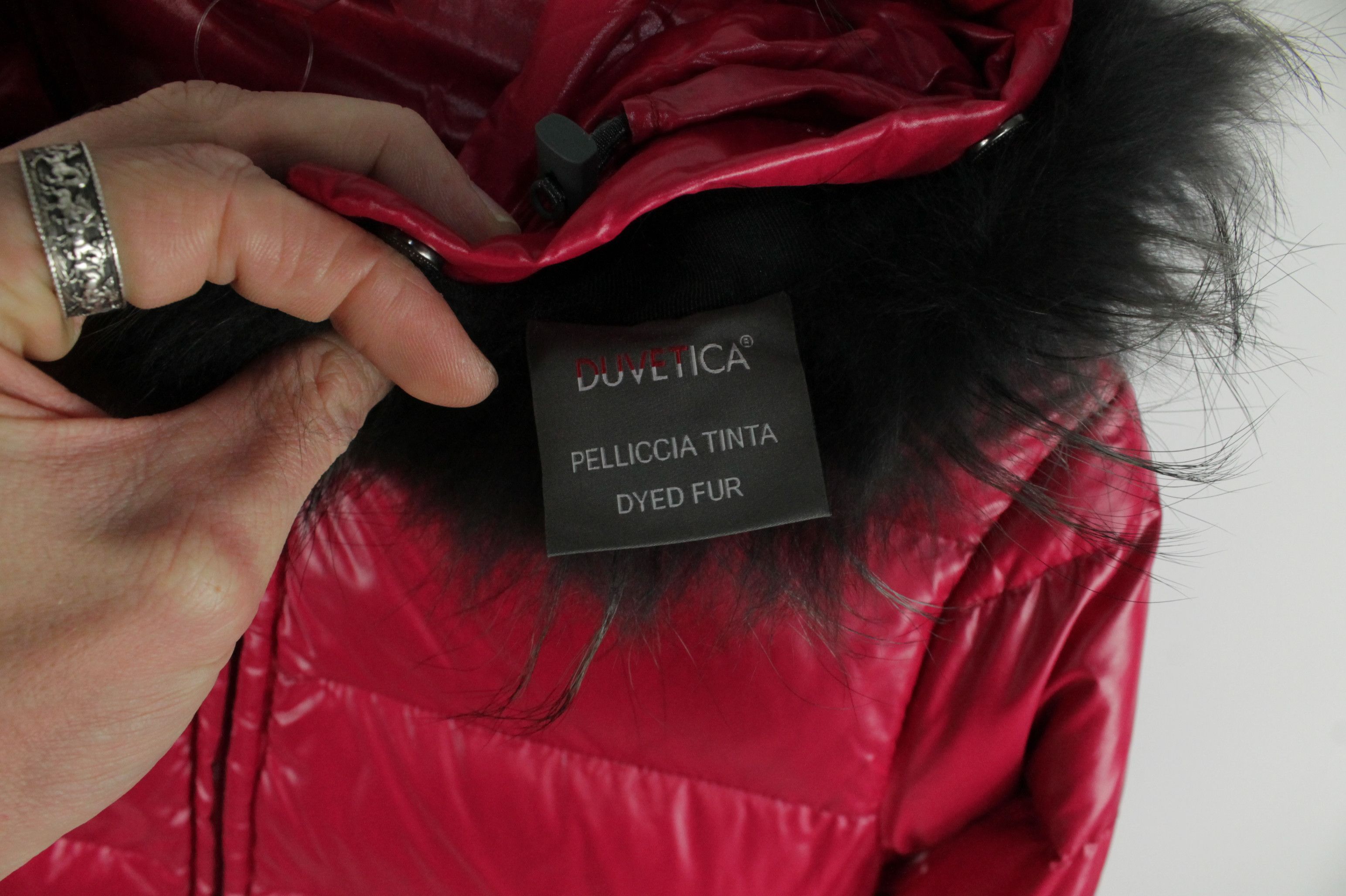 Duvetica Duvetica Adhara Hooded Down Coat with Fur Trim Size M / US 6-8 / IT 42-44 - 4 Thumbnail