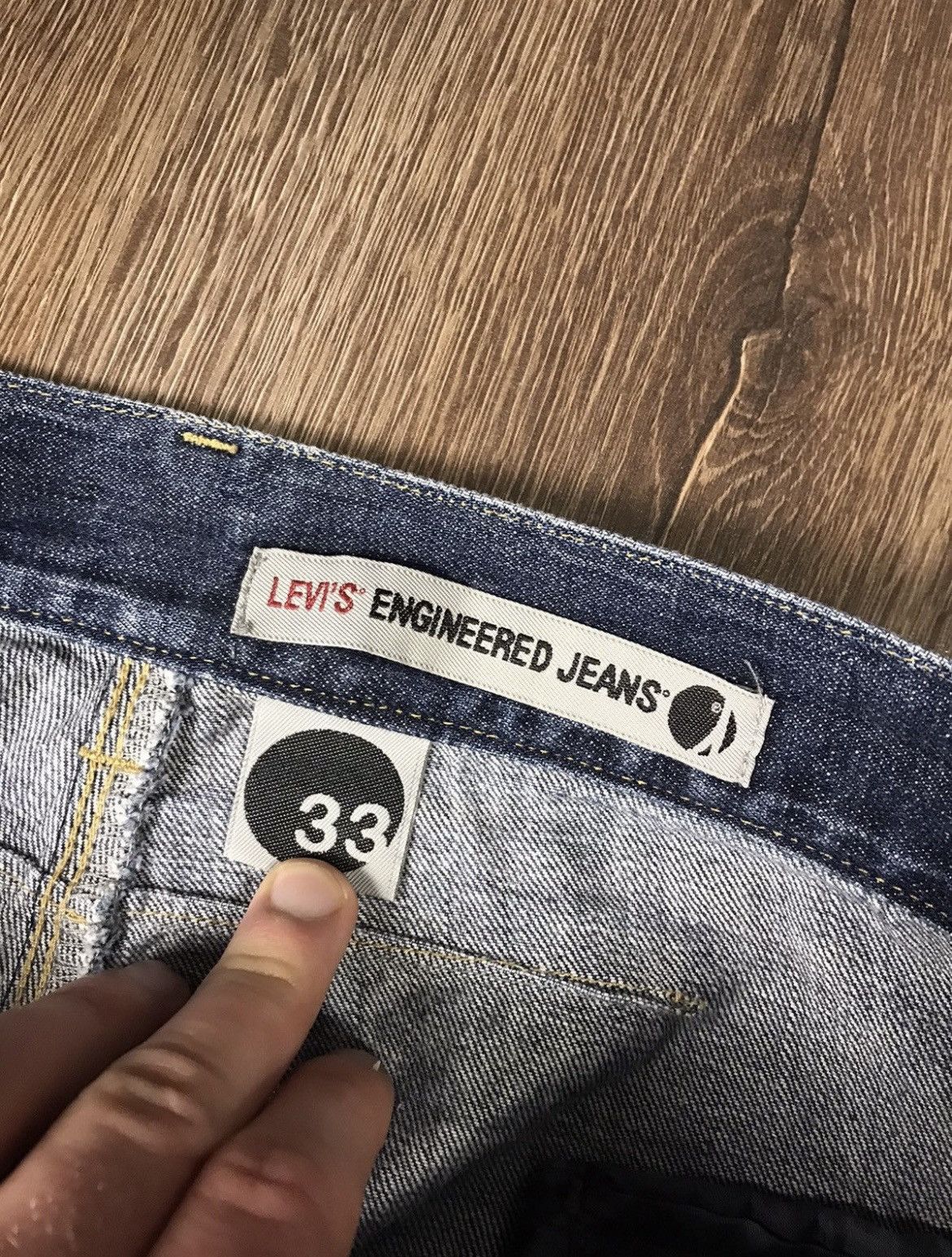 Levi's Levis Engineered Denim Pants jeans Zip Pocket Size US 33 - 5 Thumbnail